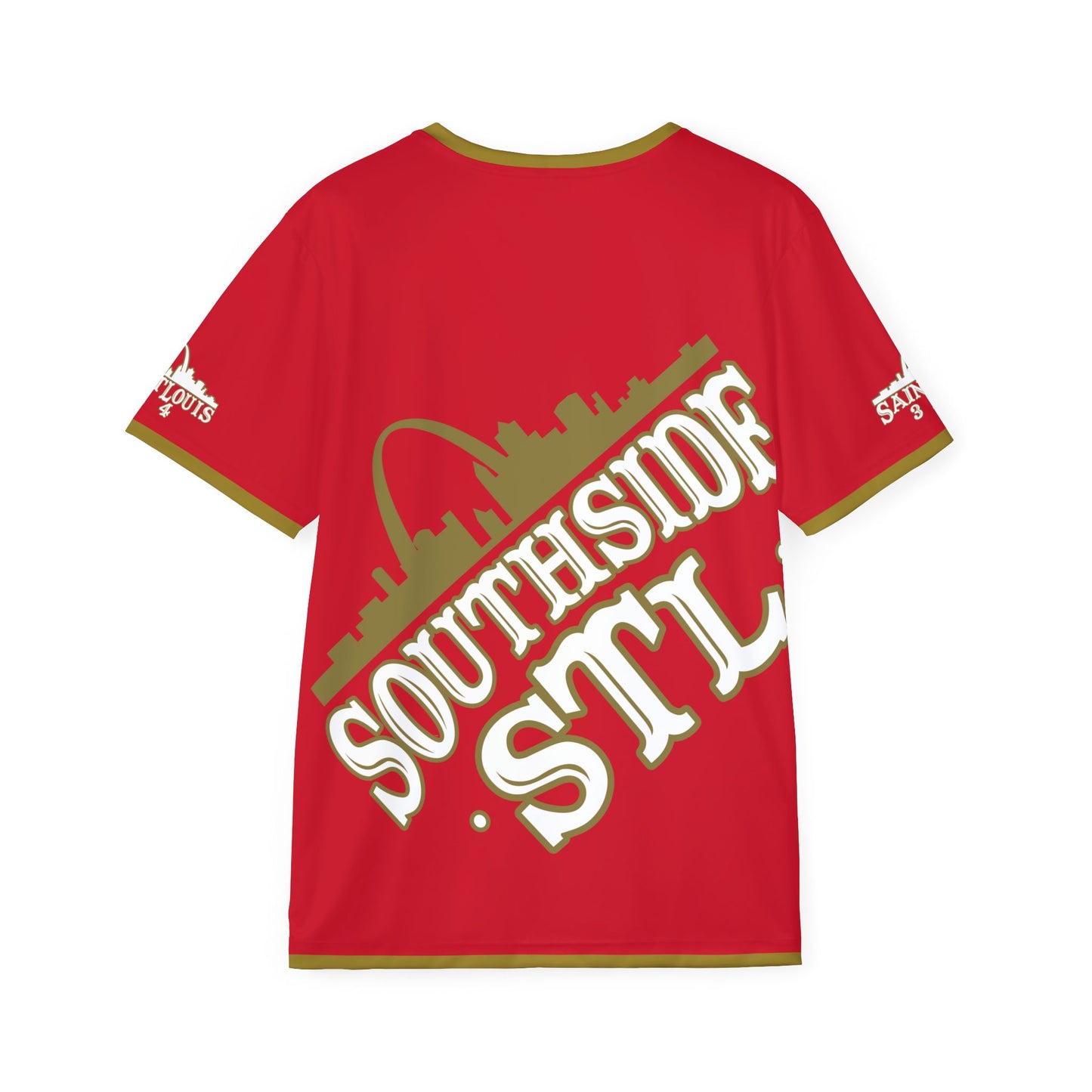 Southside STL All Over Print Sport Jersey (Red)– Gold Skyline Edition