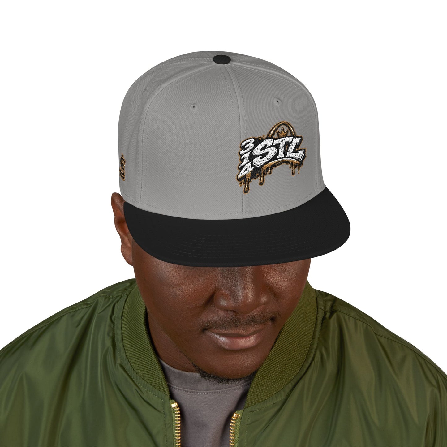 Snapback Hat — STL Drip Embroidered Baseball Cap