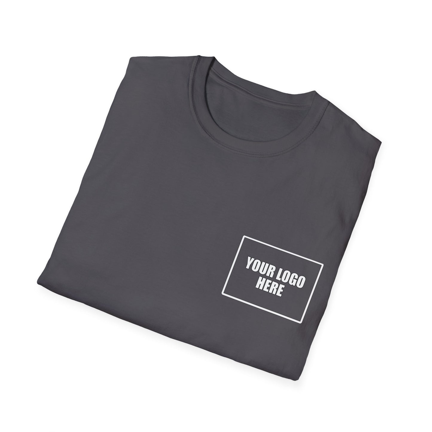 Custom Front Pocket Logo Work T-Shirt