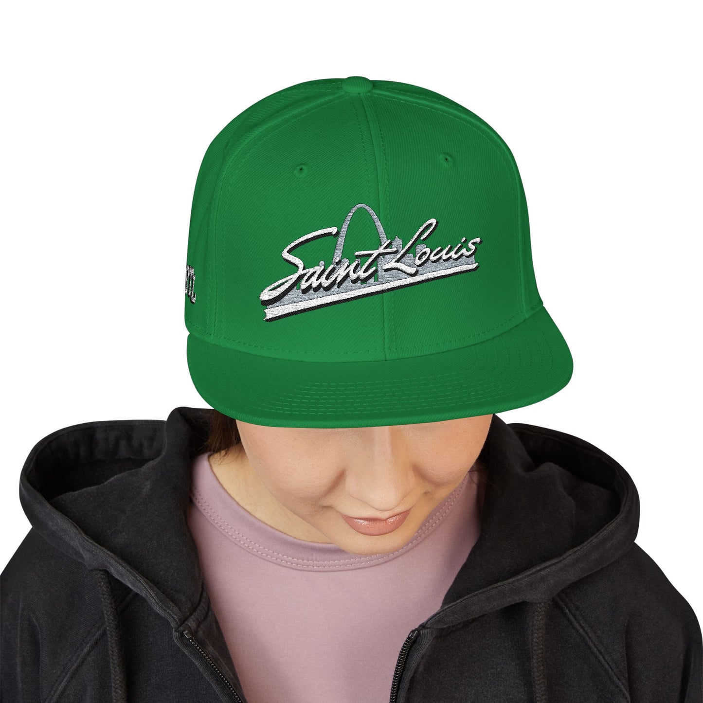 Snapback (Embroidery)-Saint Louis Logo Printify