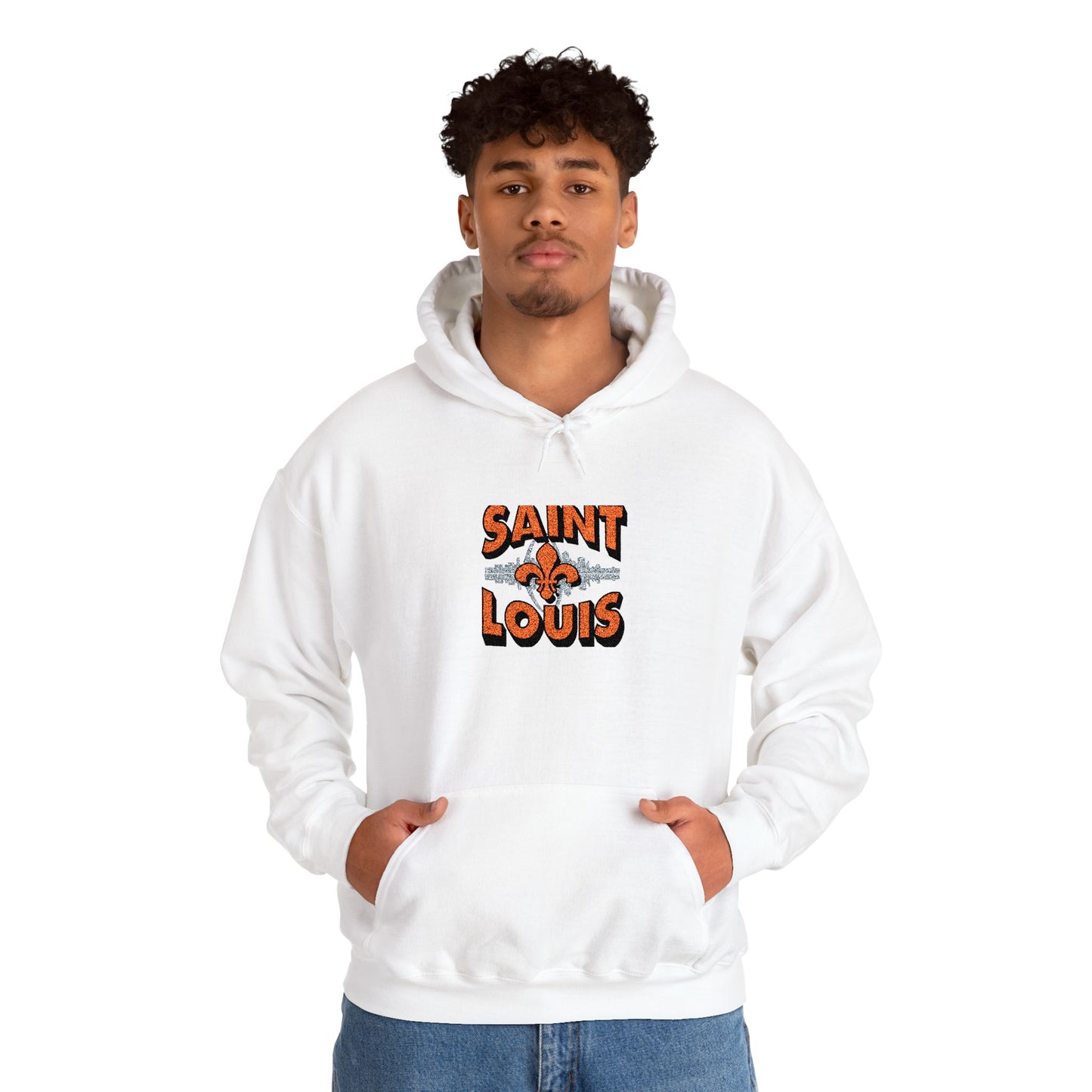 Saint Louis City Skyline Embroidered Hoodie