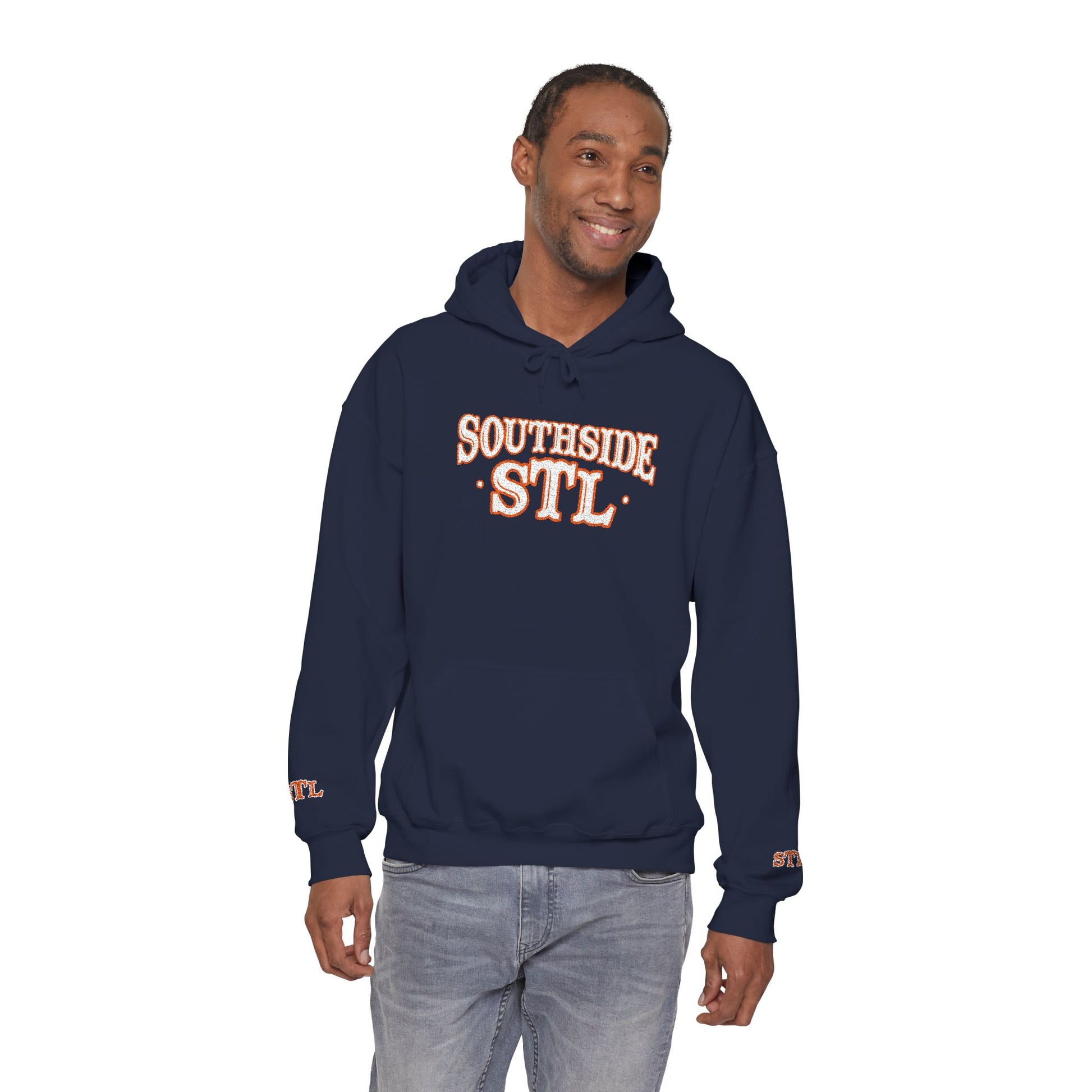 Embroidered Hoodie - Southside STL Design Printify