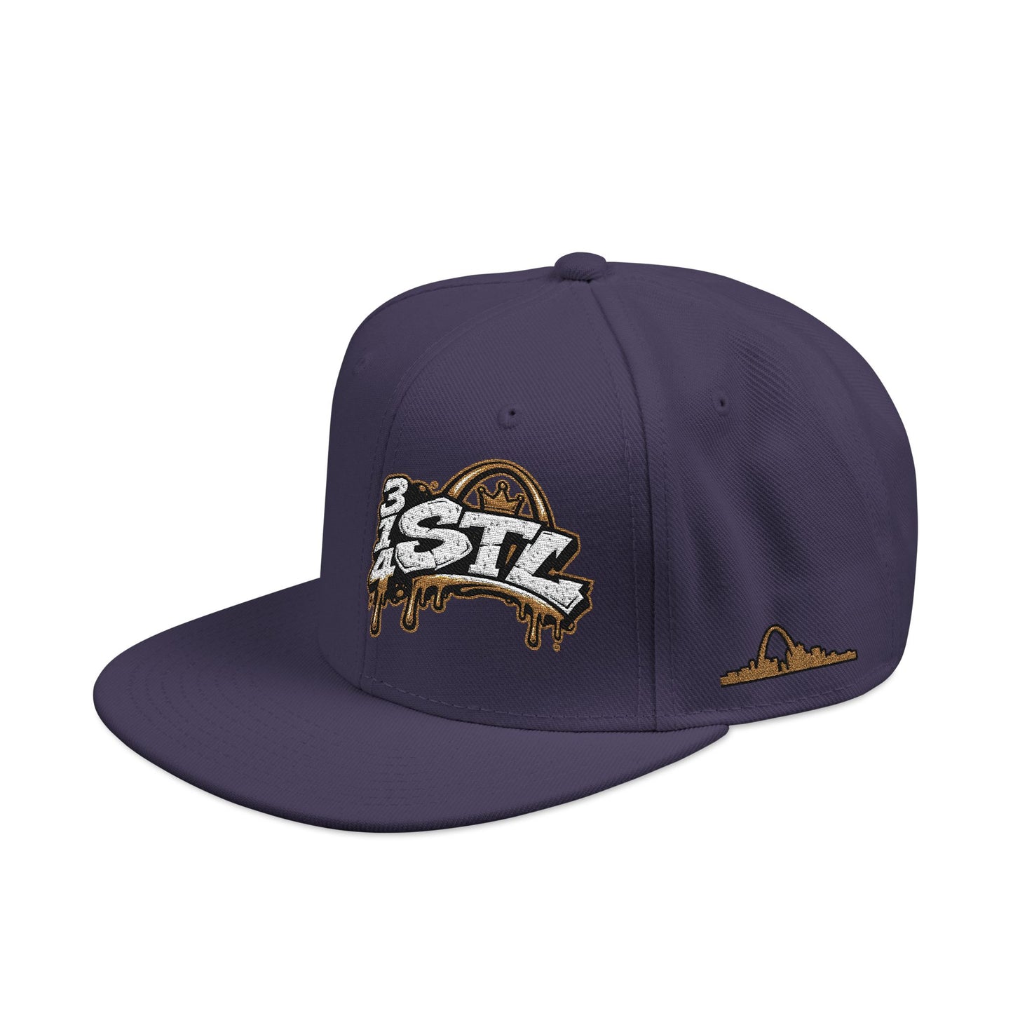 Snapback Hat — STL Drip Embroidered Baseball Cap