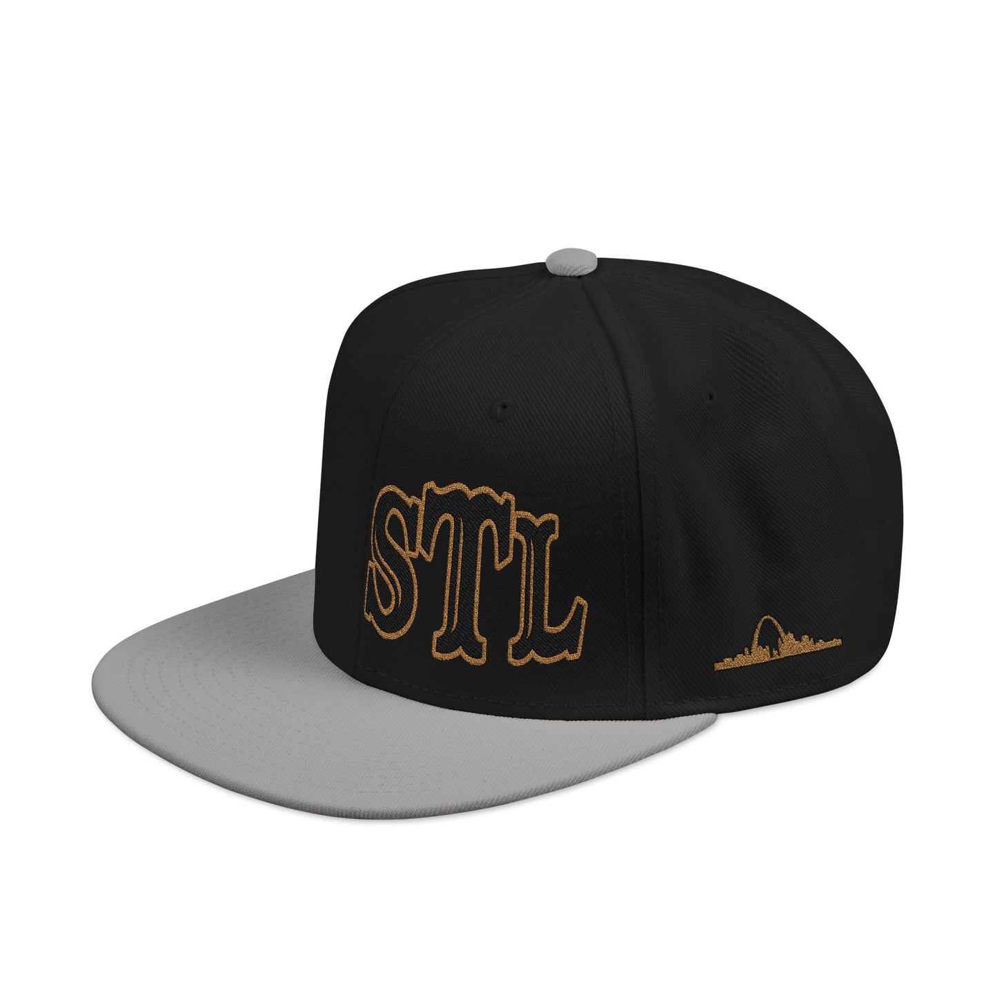 STL Black Gold Edition Embroidered Snapback Hat