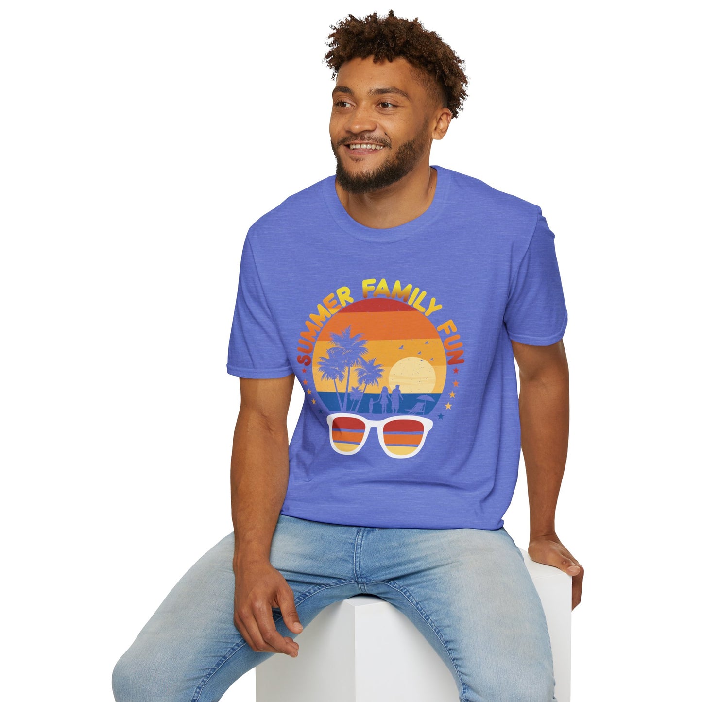 Summer Family Fun Graphic Tee Unisex Softstyle T-Shirt