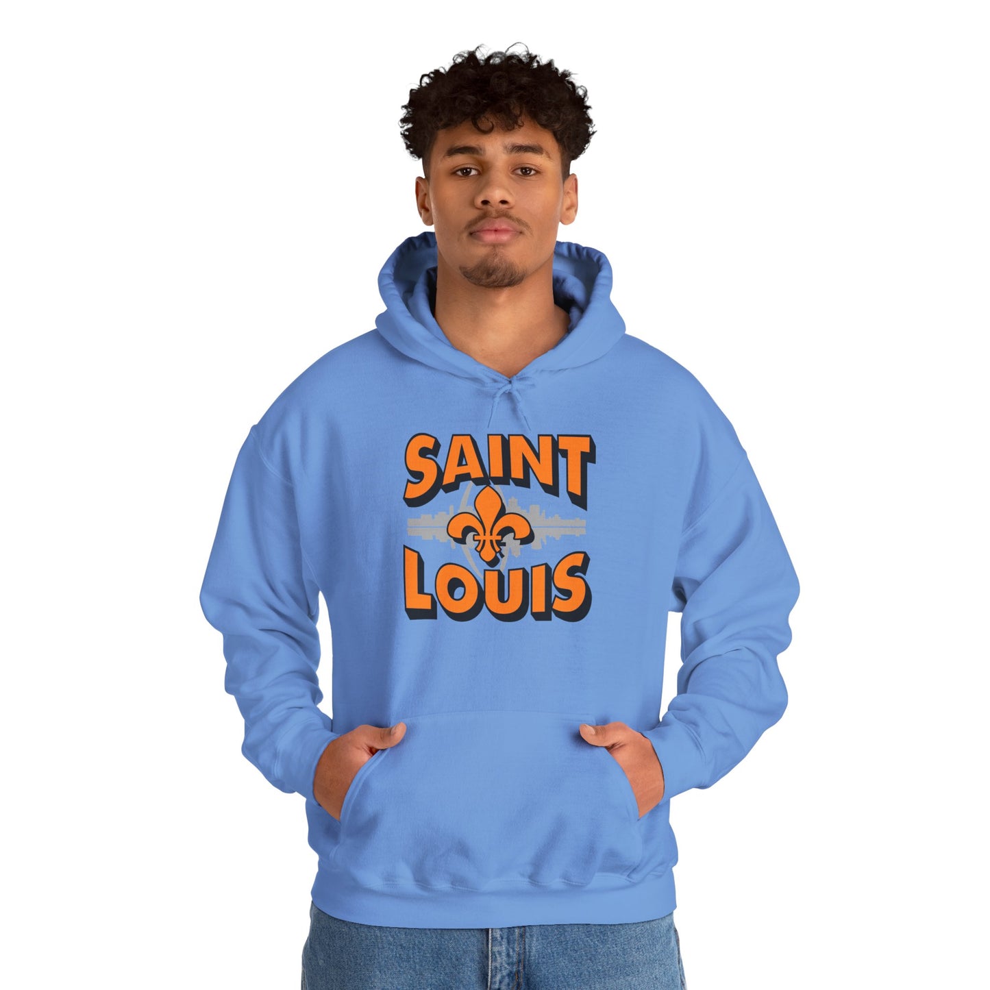 Saint Louis Graphic Hoodie — City Skyline Saint Louis Hoodie