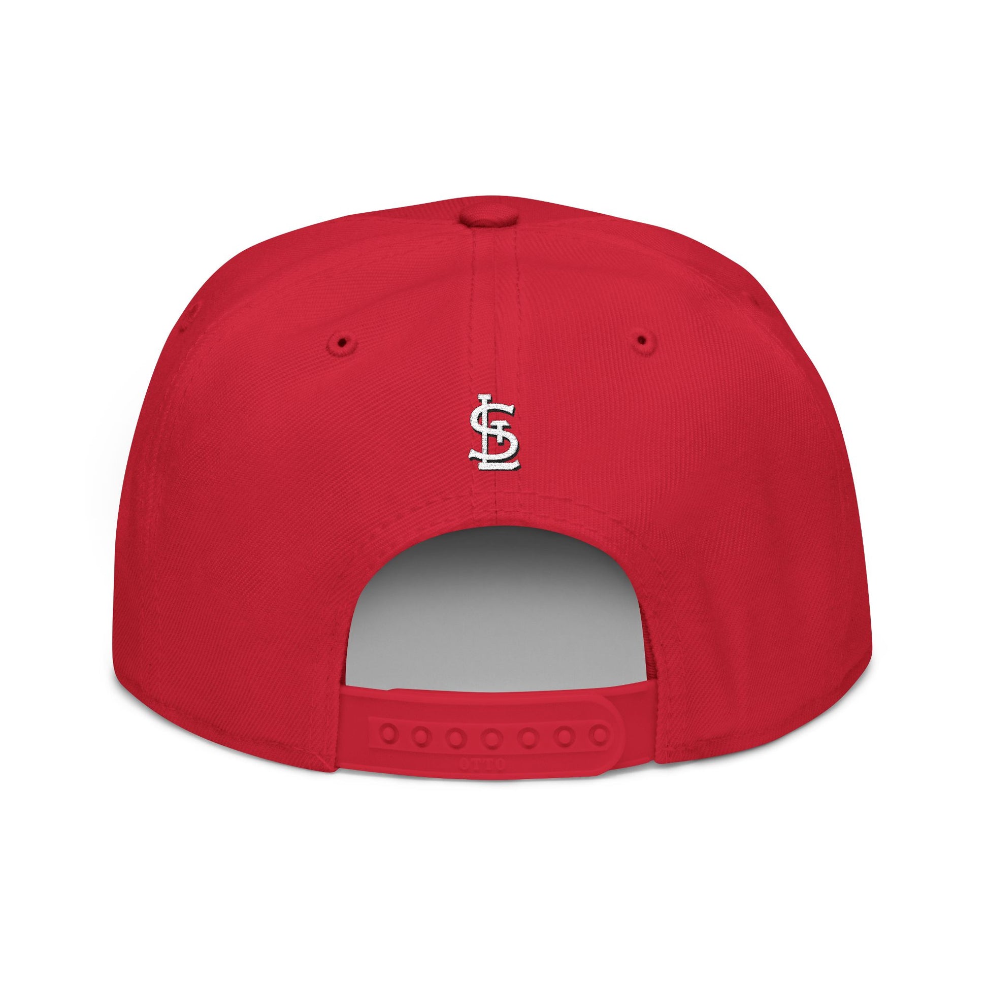 Saint Louis Flat Bill Snapback Cap with Skyline sides Printify