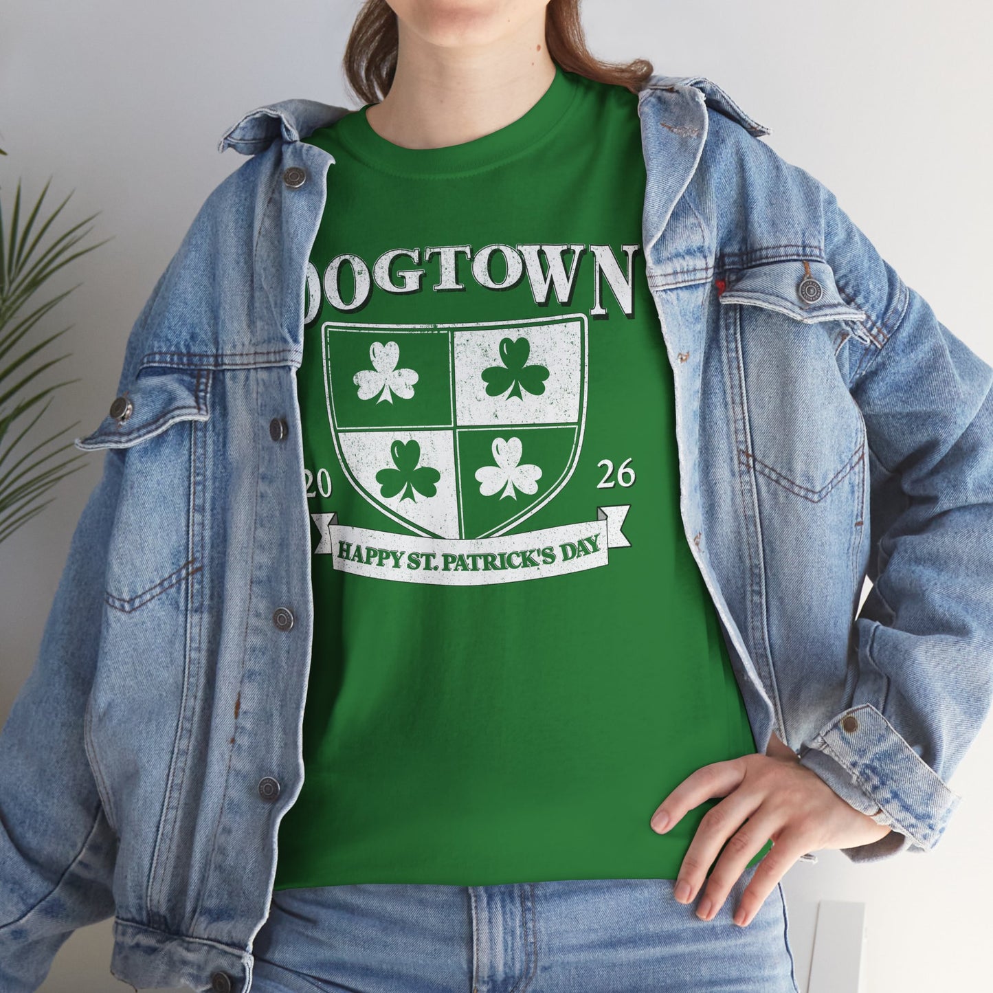 St. Patrick's Day Dogtown Shamrock T‑Shirt