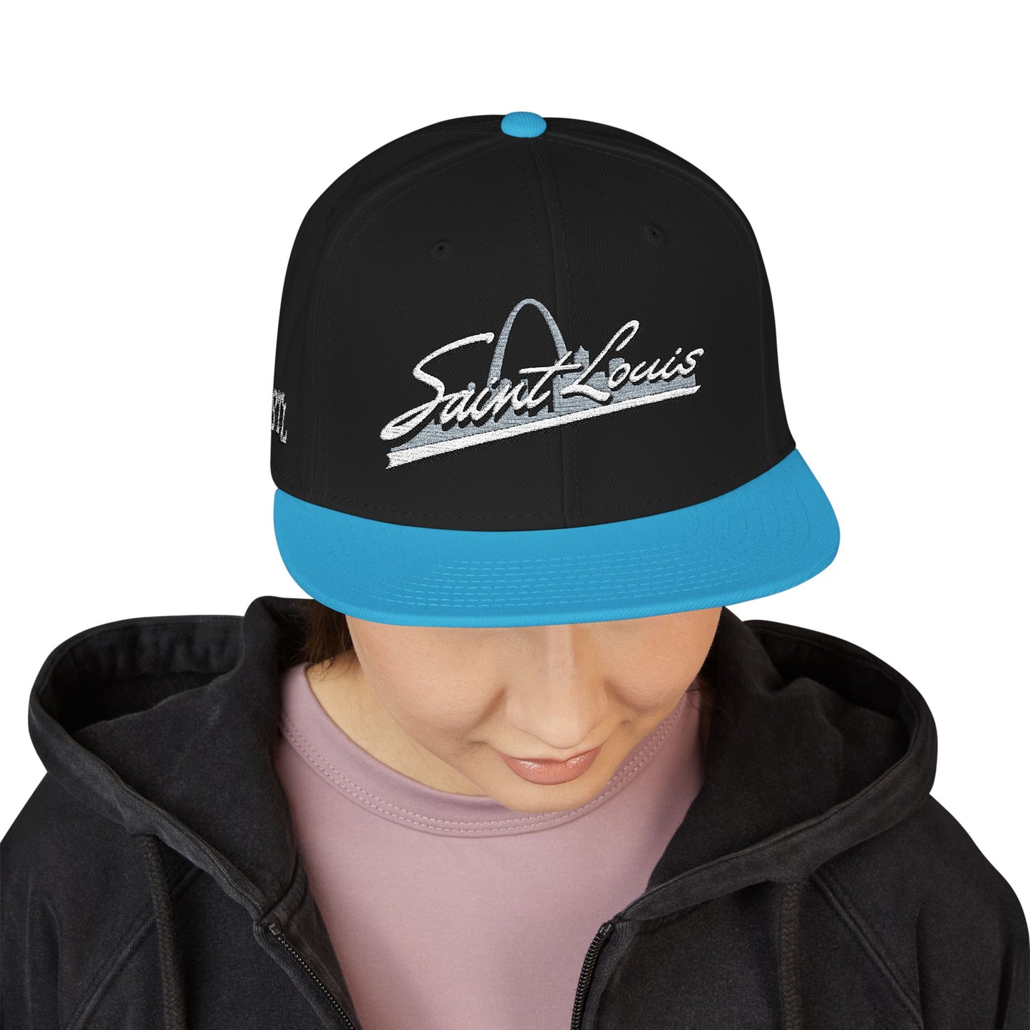 Snapback (Embroidery)-Saint Louis Logo Printify