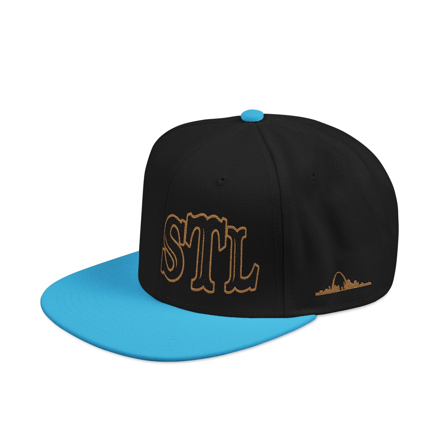 STL Black Gold Edition Embroidered Snapback Hat