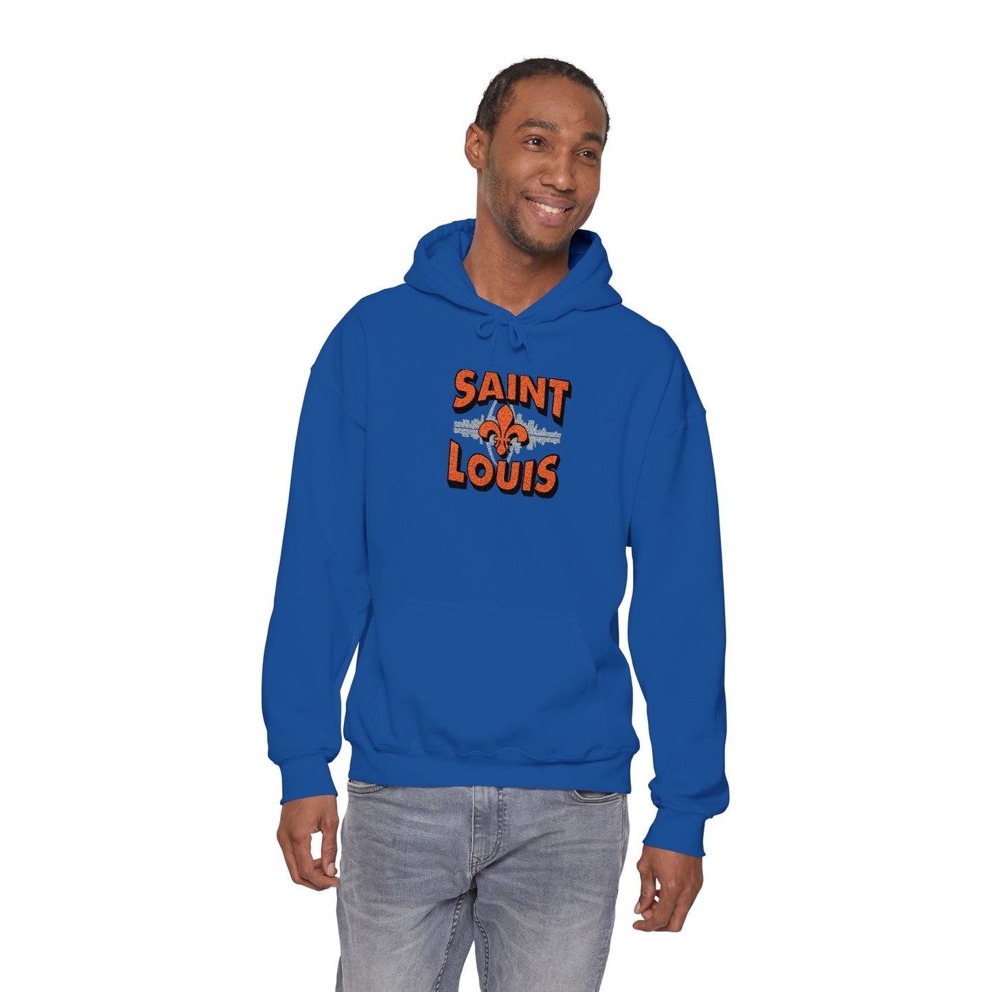 Saint Louis City Skyline Embroidered Hoodie