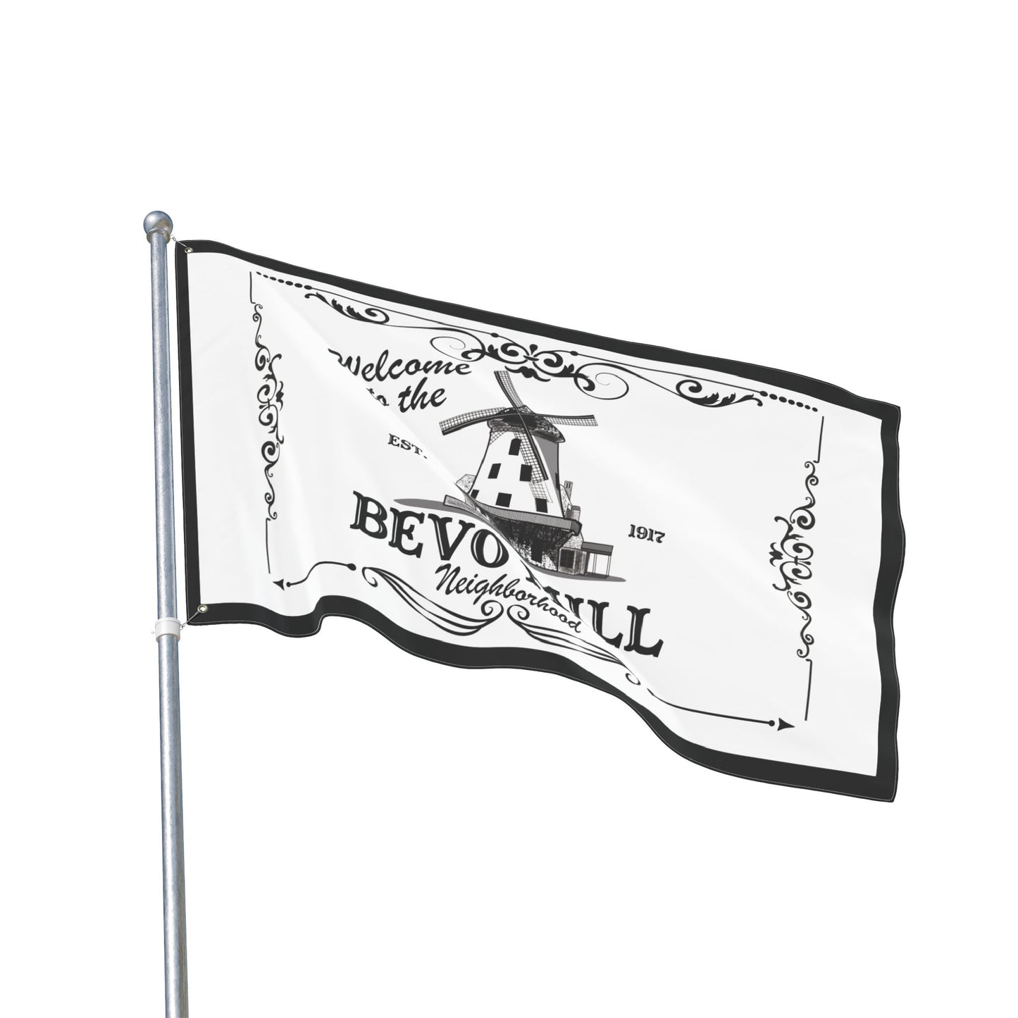 Double Sided Flag - Bevo Mill Neighborhood Flag