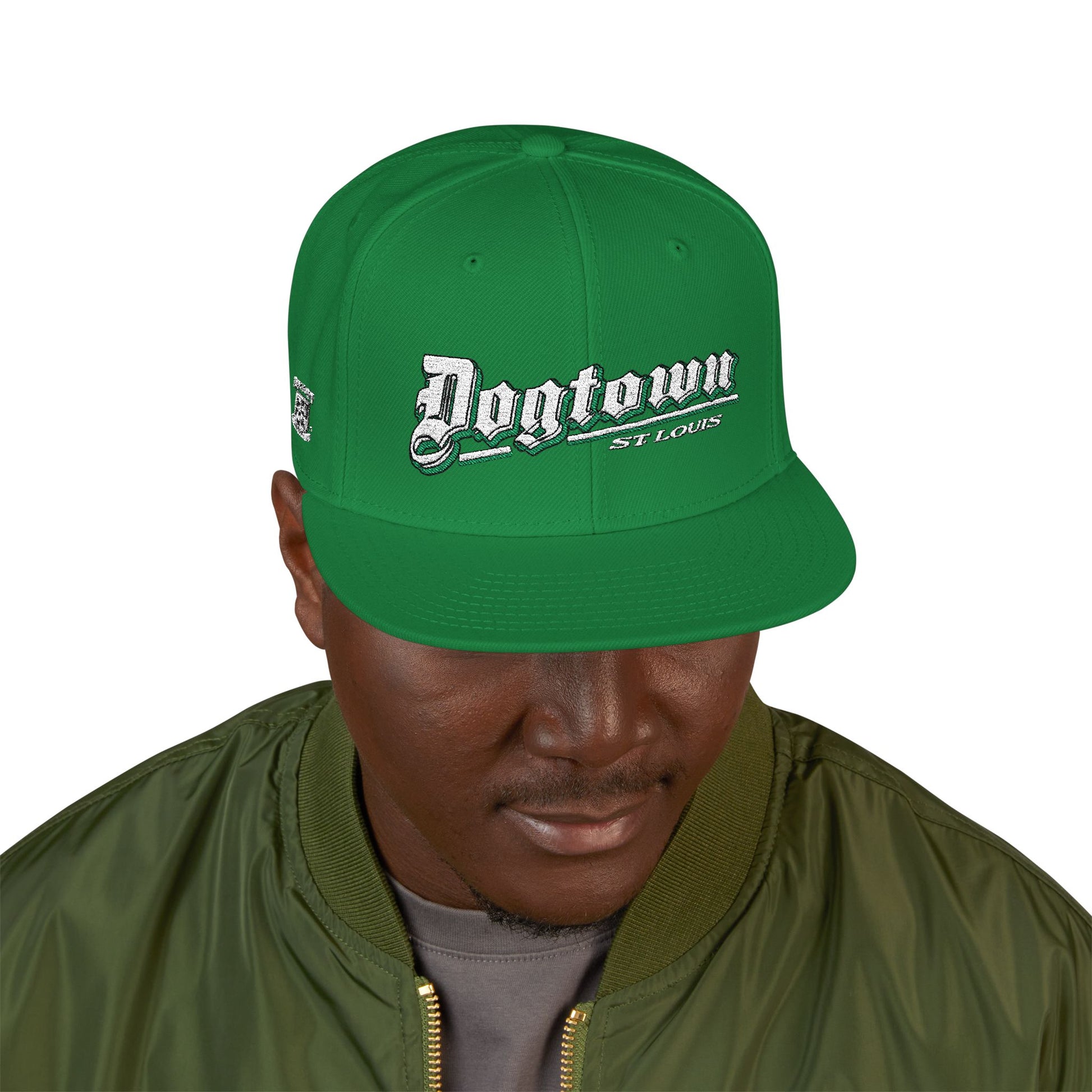 Dogtown Flat Bill Embroidered Hat Printify