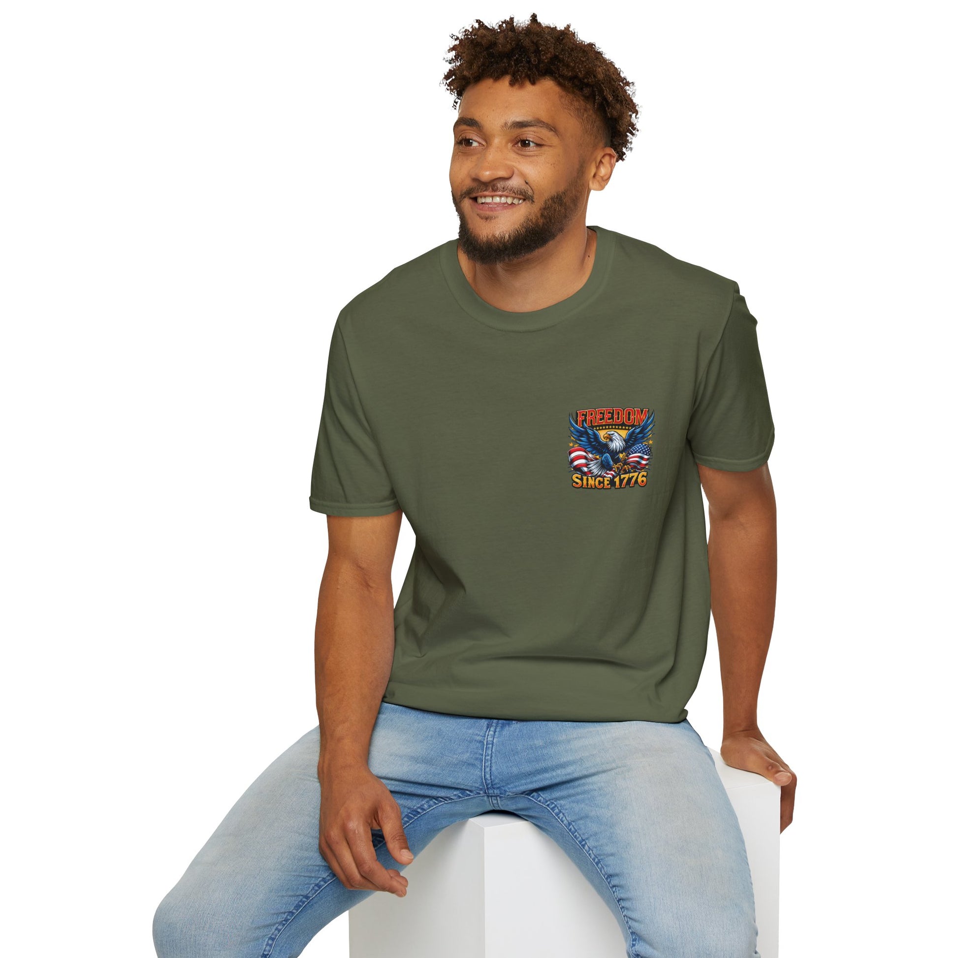 Freedom Since 1776 Graphic Tee Printify