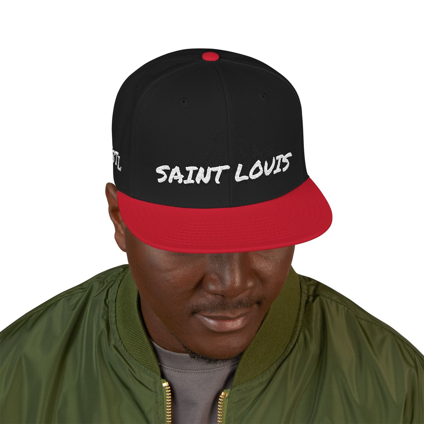 Snapback (Embroidery)-Saint Louis Logo Printify