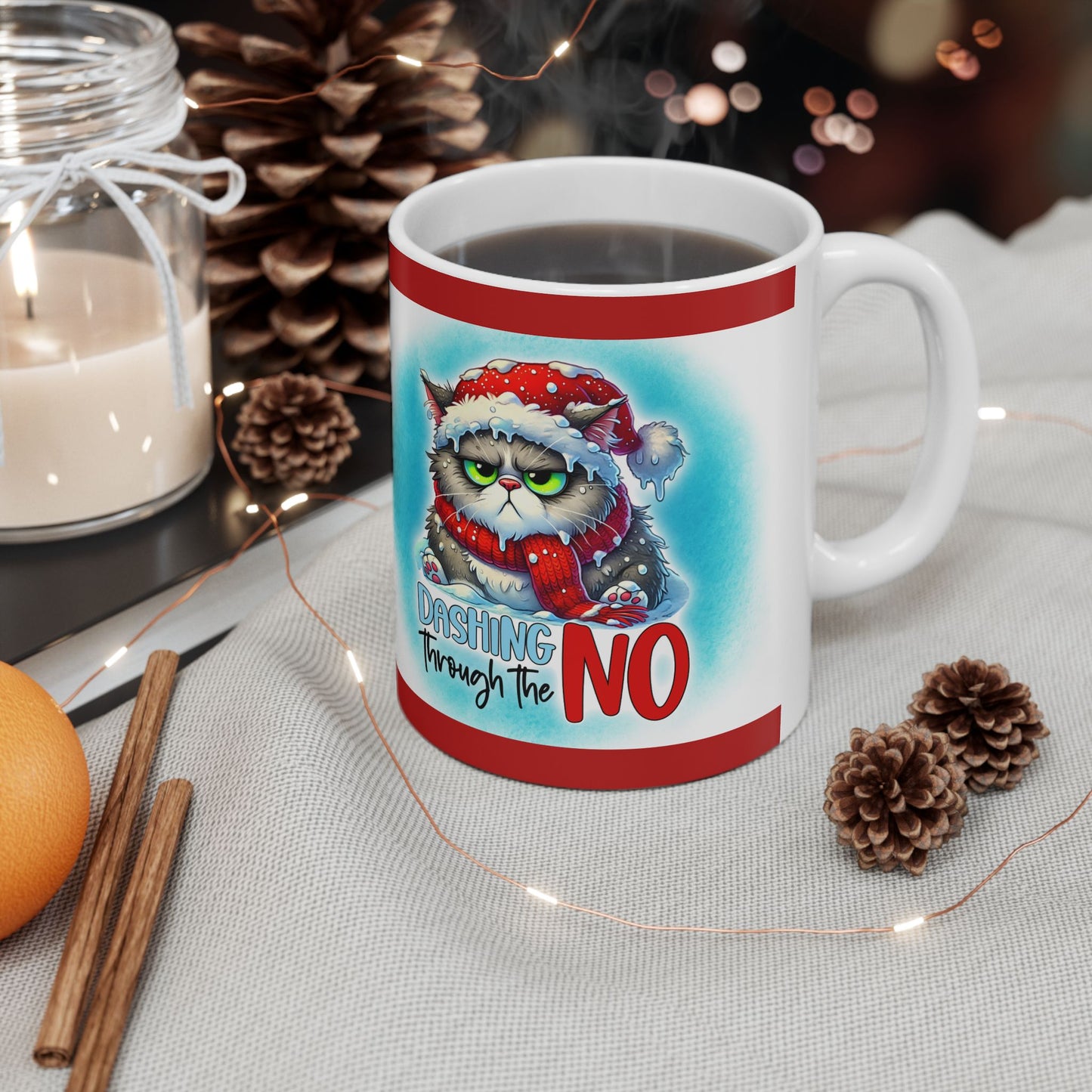 Christmas Cat Mug