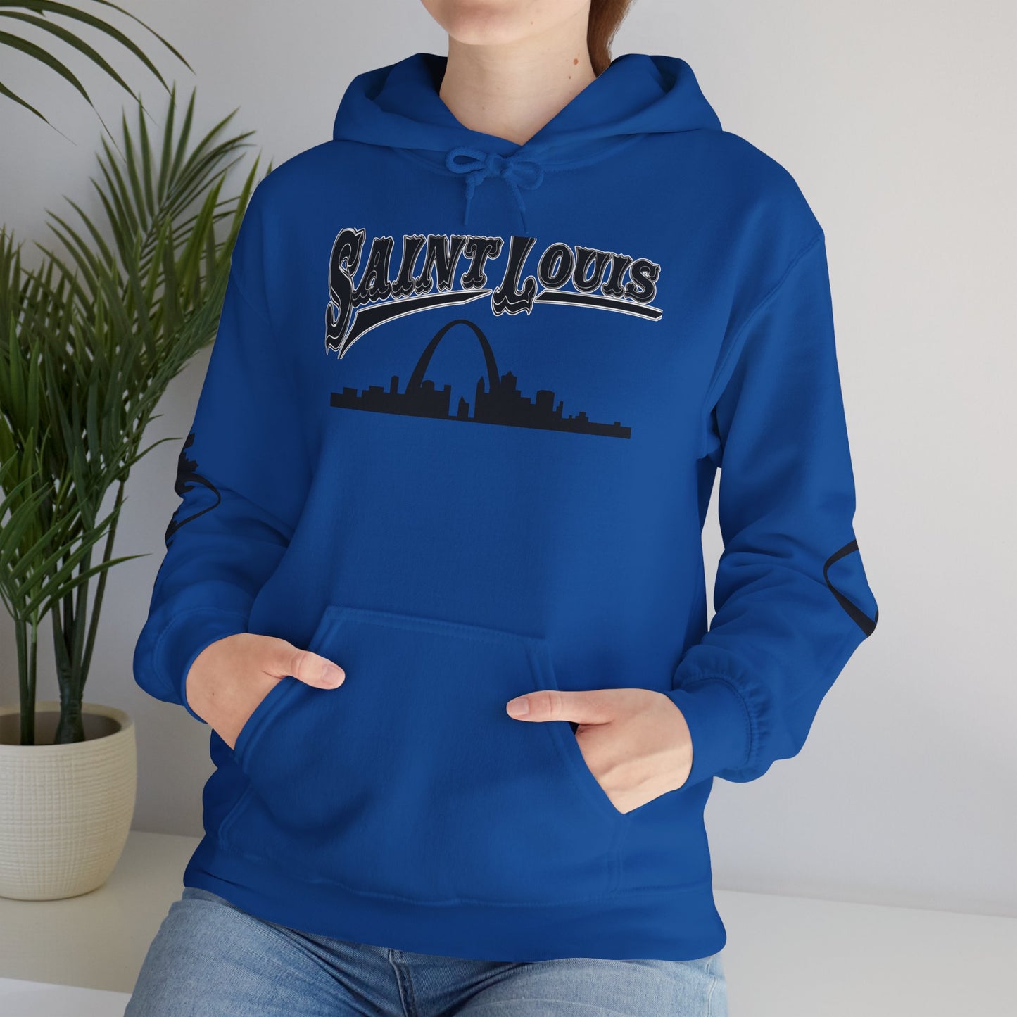 Saint Louis Skyline Hoodie - Unisex Heavy Blend™ Printify