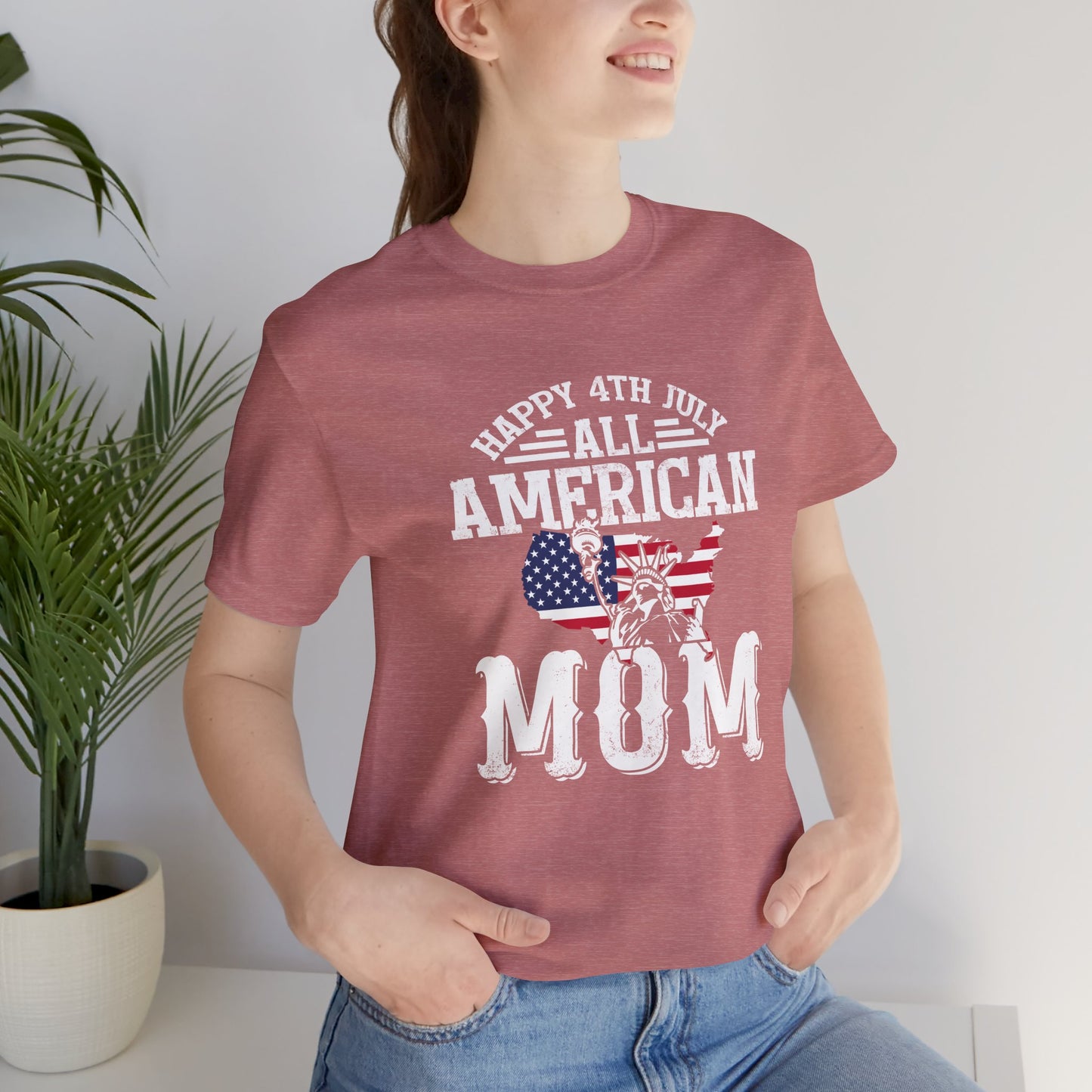 All American Mom 4th of July Tee