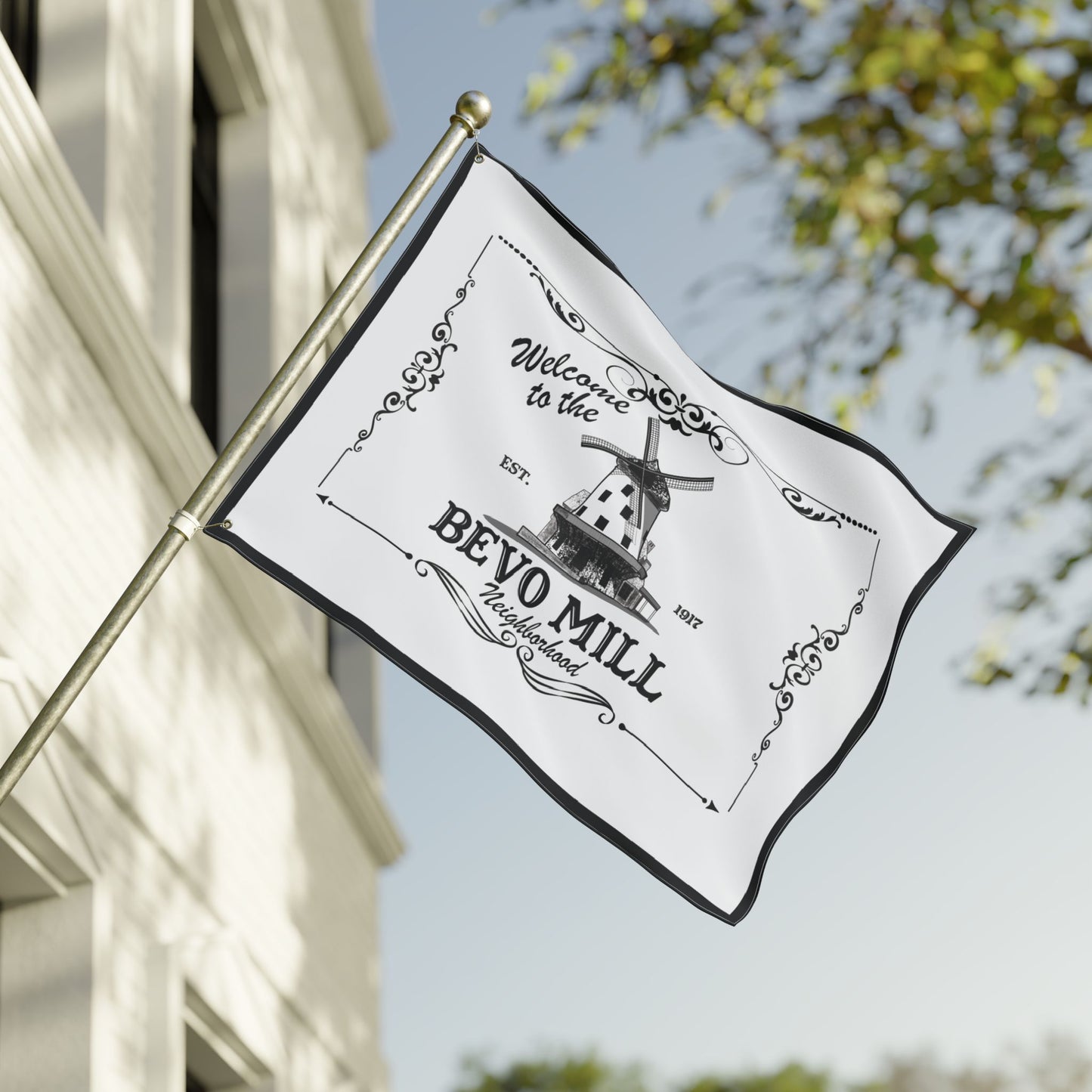 Double Sided Flag - Bevo Mill Neighborhood Flag