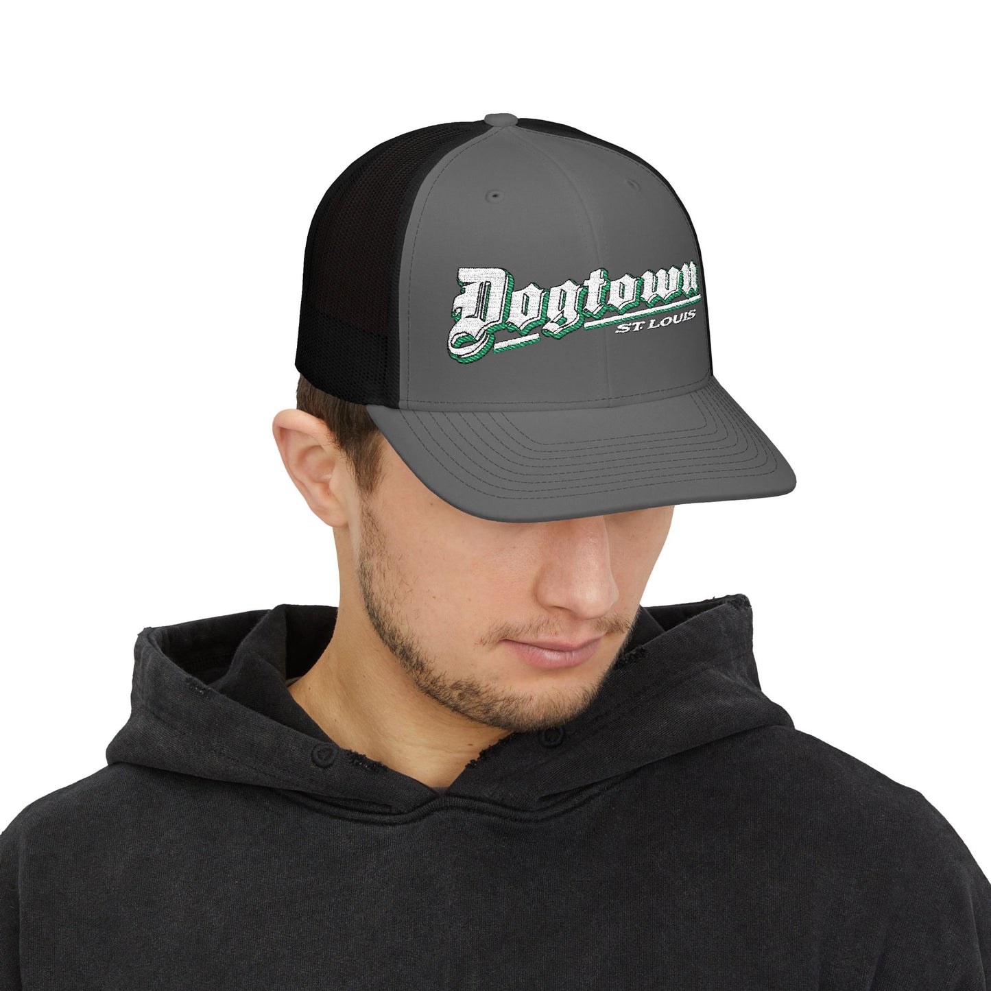 Dogtown Old school lettering Snapback Trucker Cap (Embroidery)