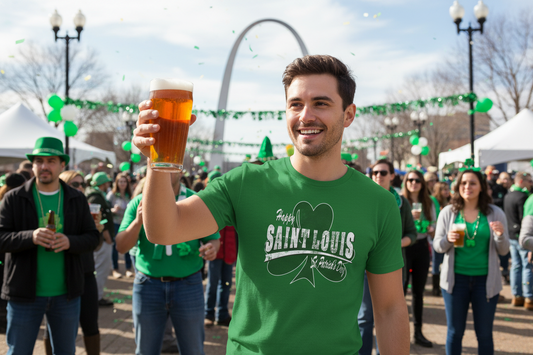 Saint Louis Shamrock Tee — Vintage St. Louis Irish Pride T-Shirt