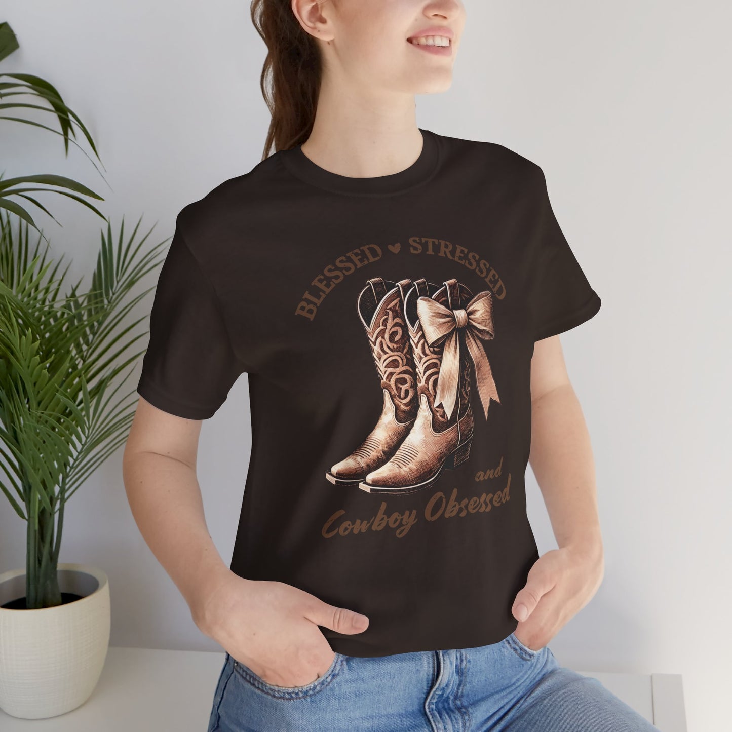Blessed Stressed & Cowboy Obsessed Tee