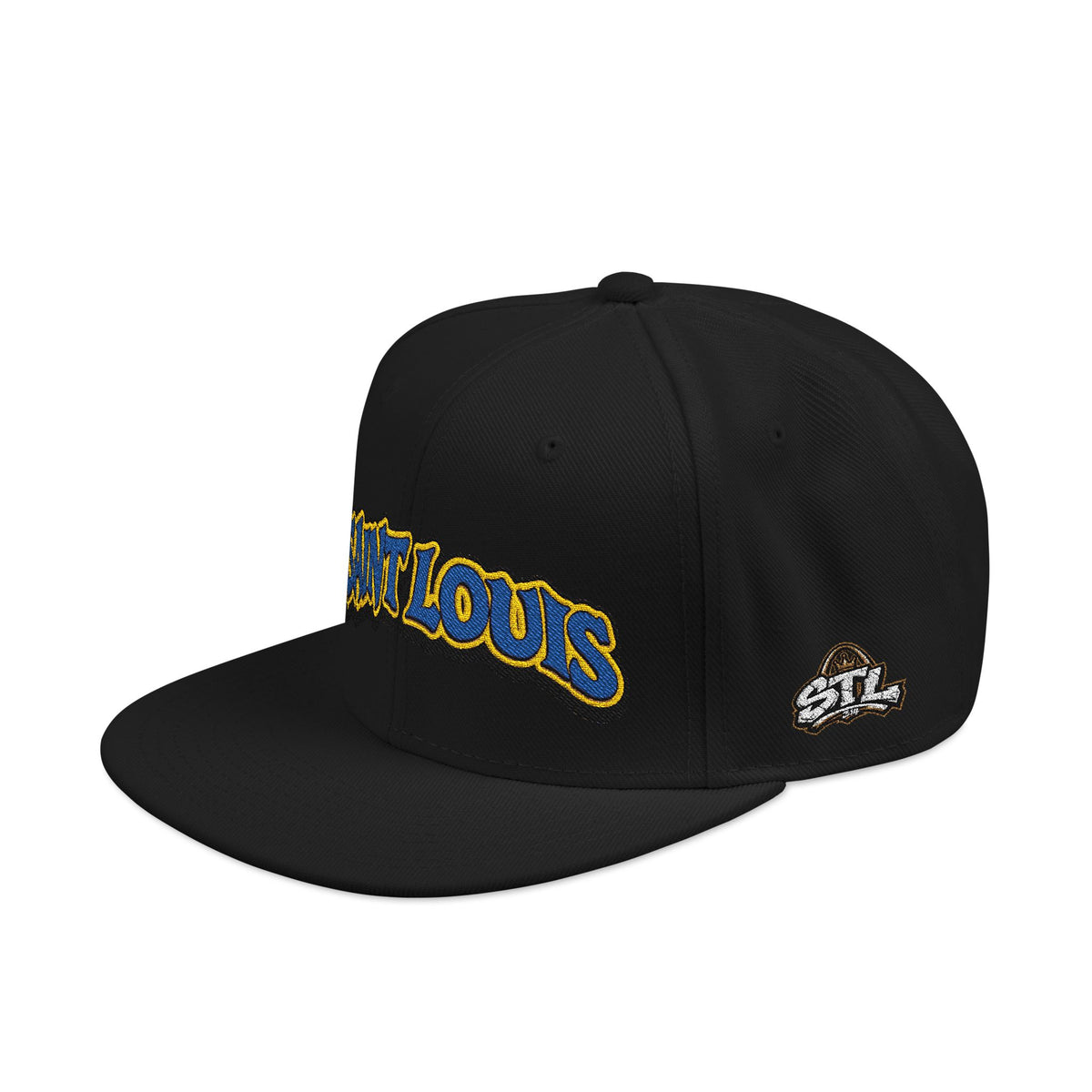 St. Louis Embroidered Snapback Hat — Retro Script Logo Cap