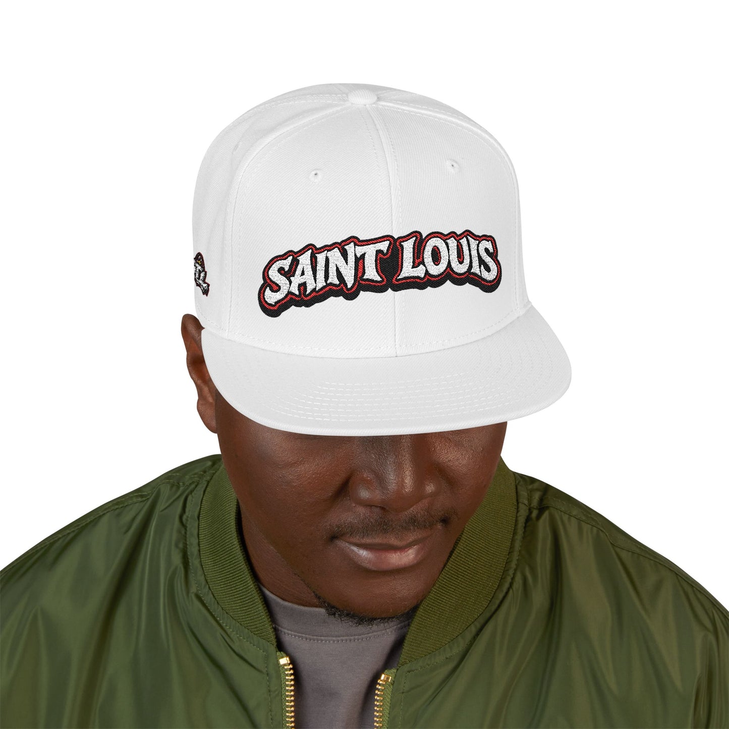 Snapback Hat — ‘St. Louis’ Embroidered Streetwear Cap