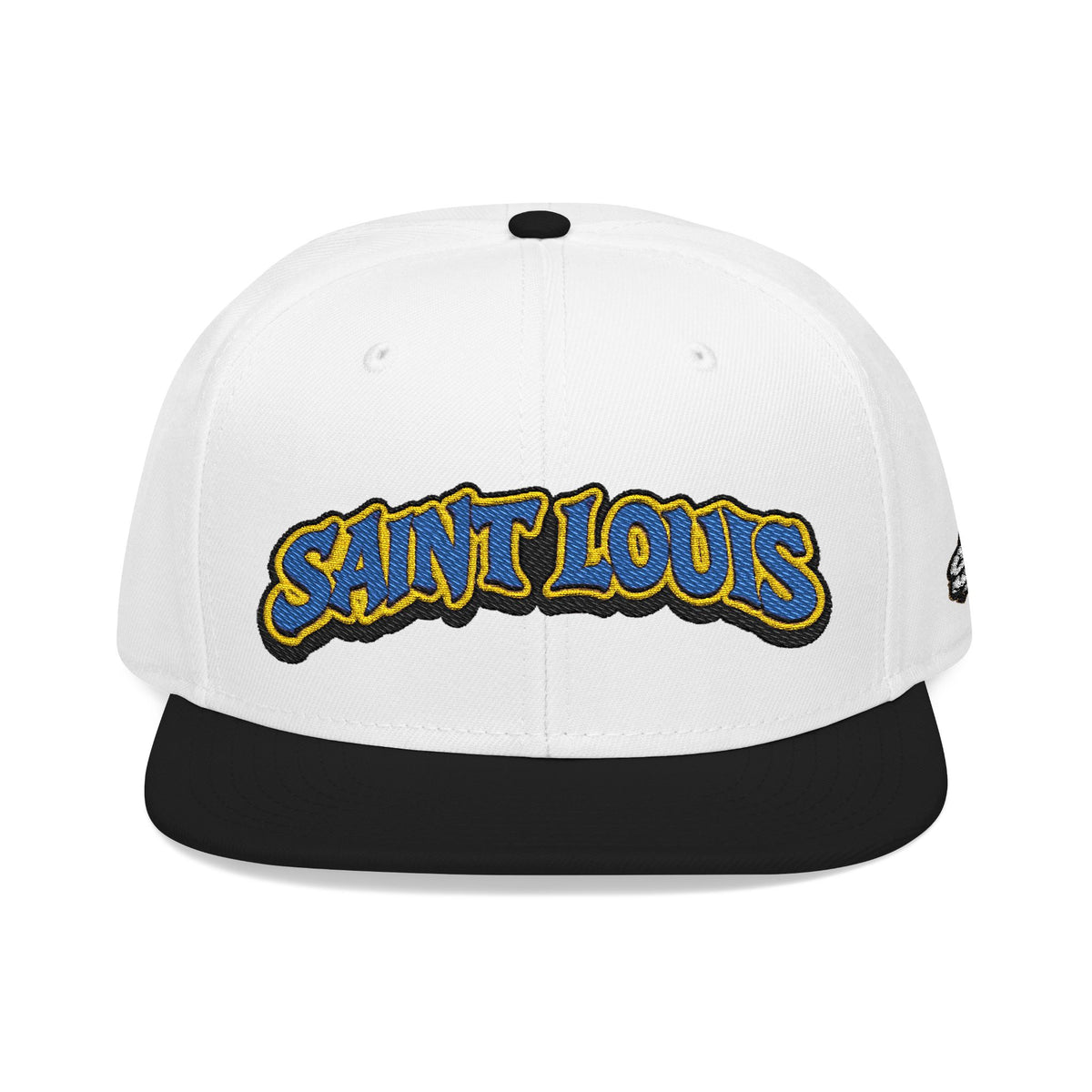 St. Louis Embroidered Snapback Hat — Retro Script Logo Cap
