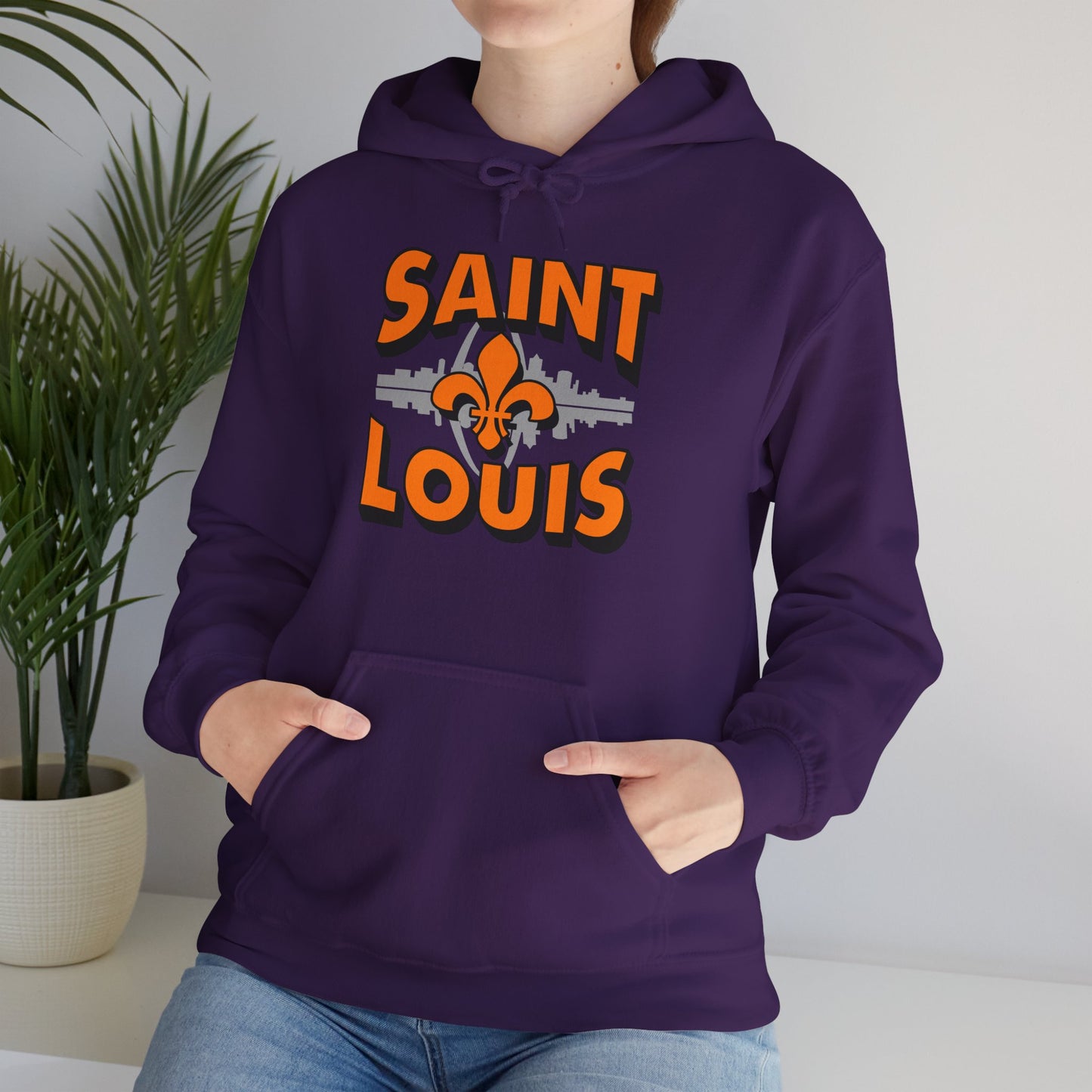 Saint Louis Graphic Hoodie — City Skyline Saint Louis Hoodie
