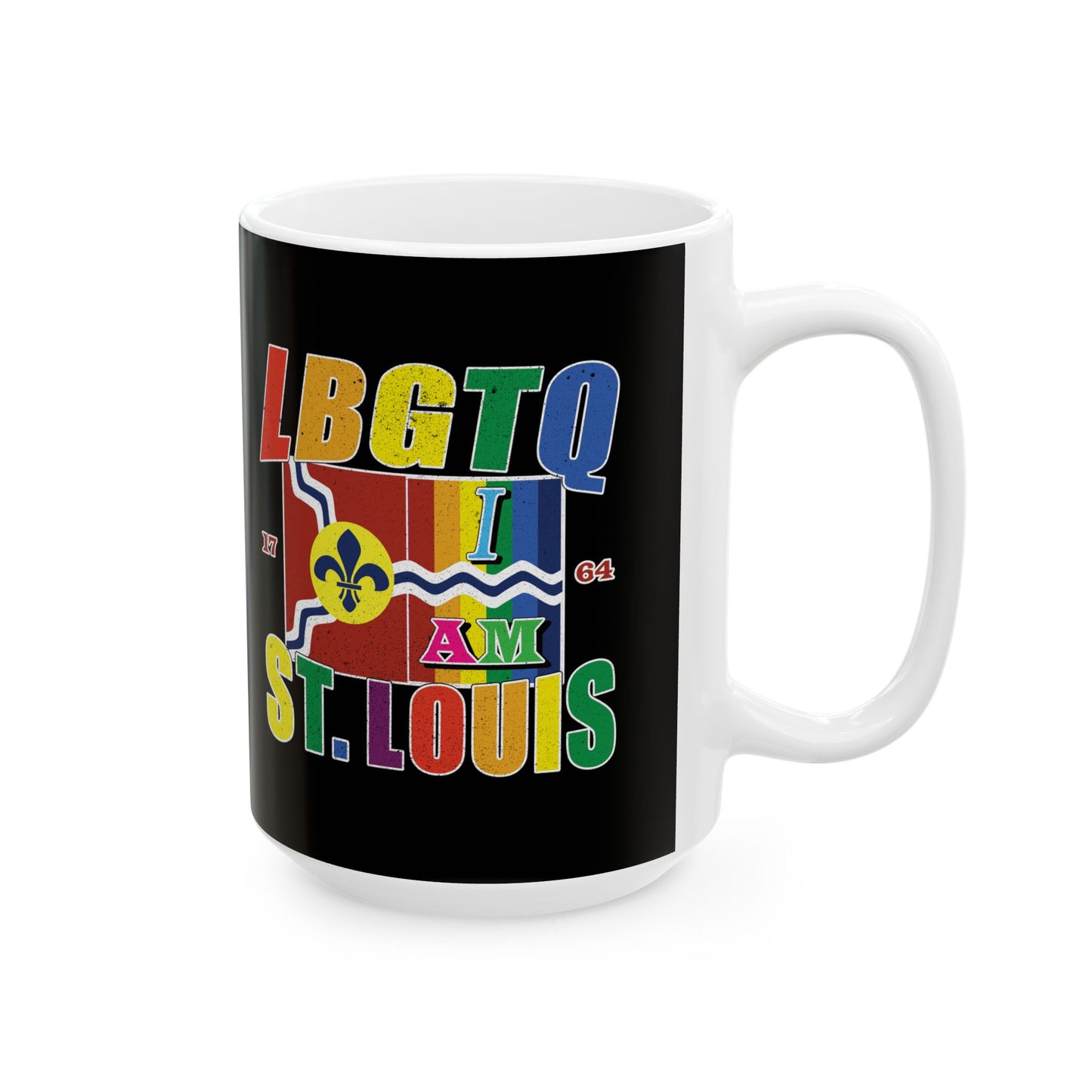 Ceramic Mug - Saint Louis LBGTQ Design