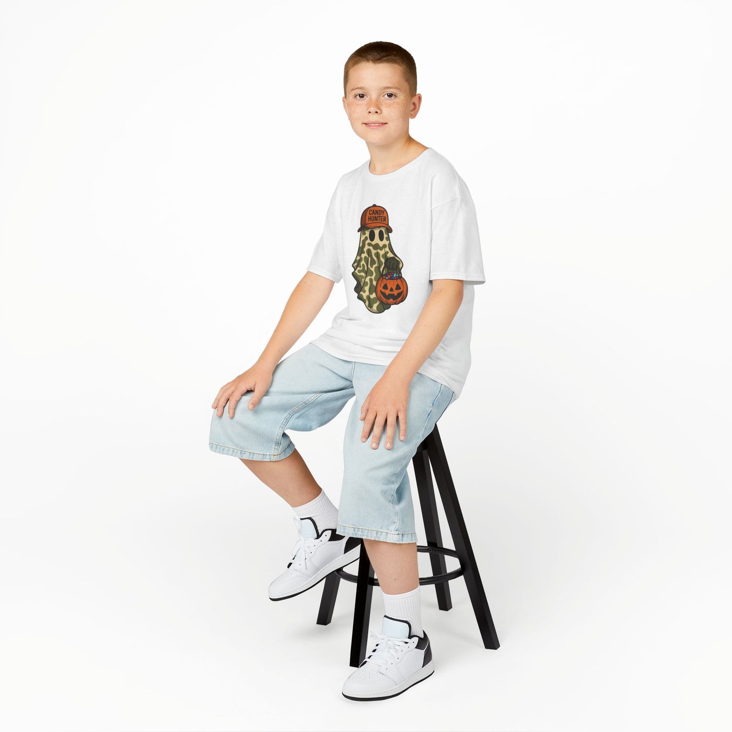 Kids Tee - Camo Ghost Graphic