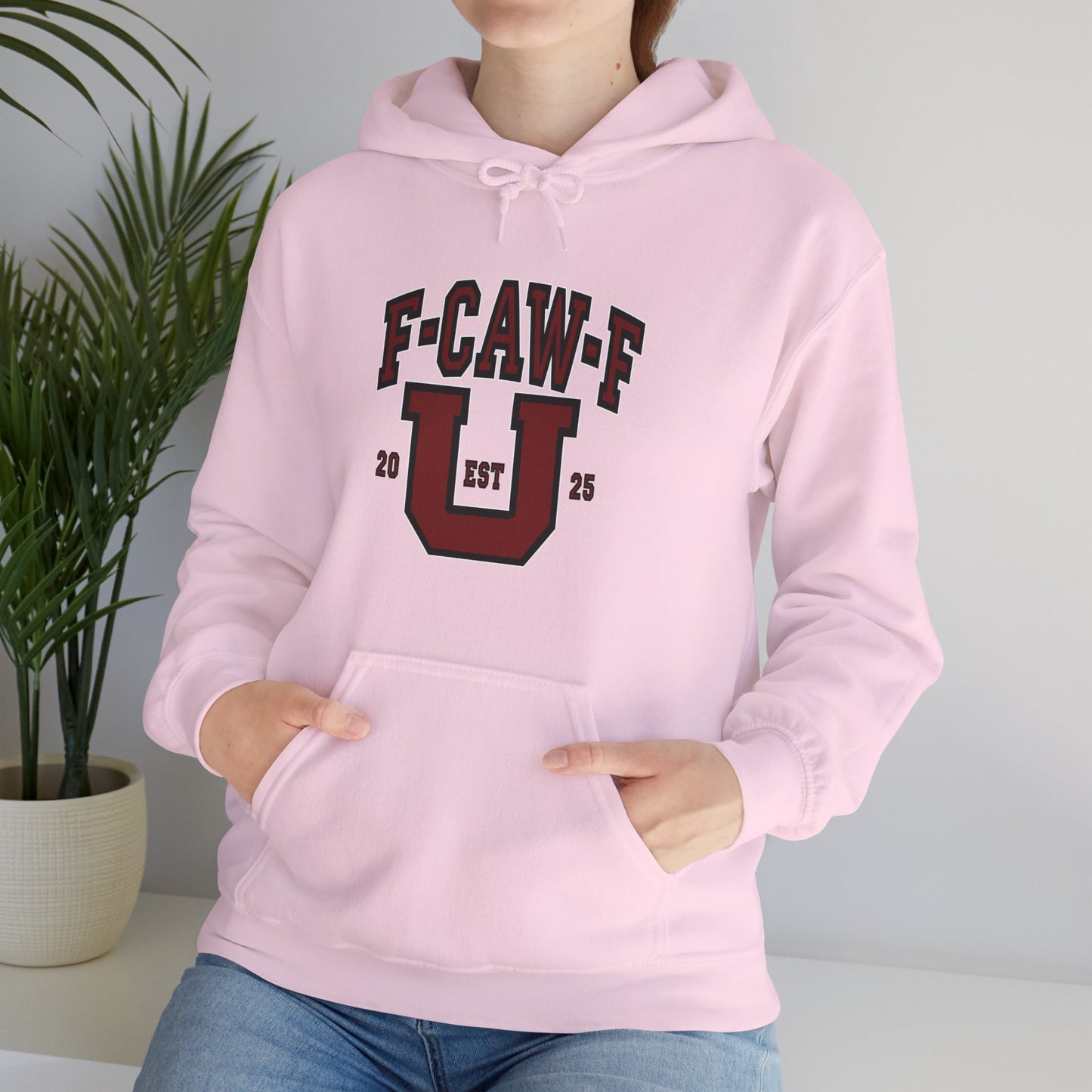 Unisex Heavy Blend™ Hooded Sweatshirt F-CAW-F U Front ChestDesign Printify