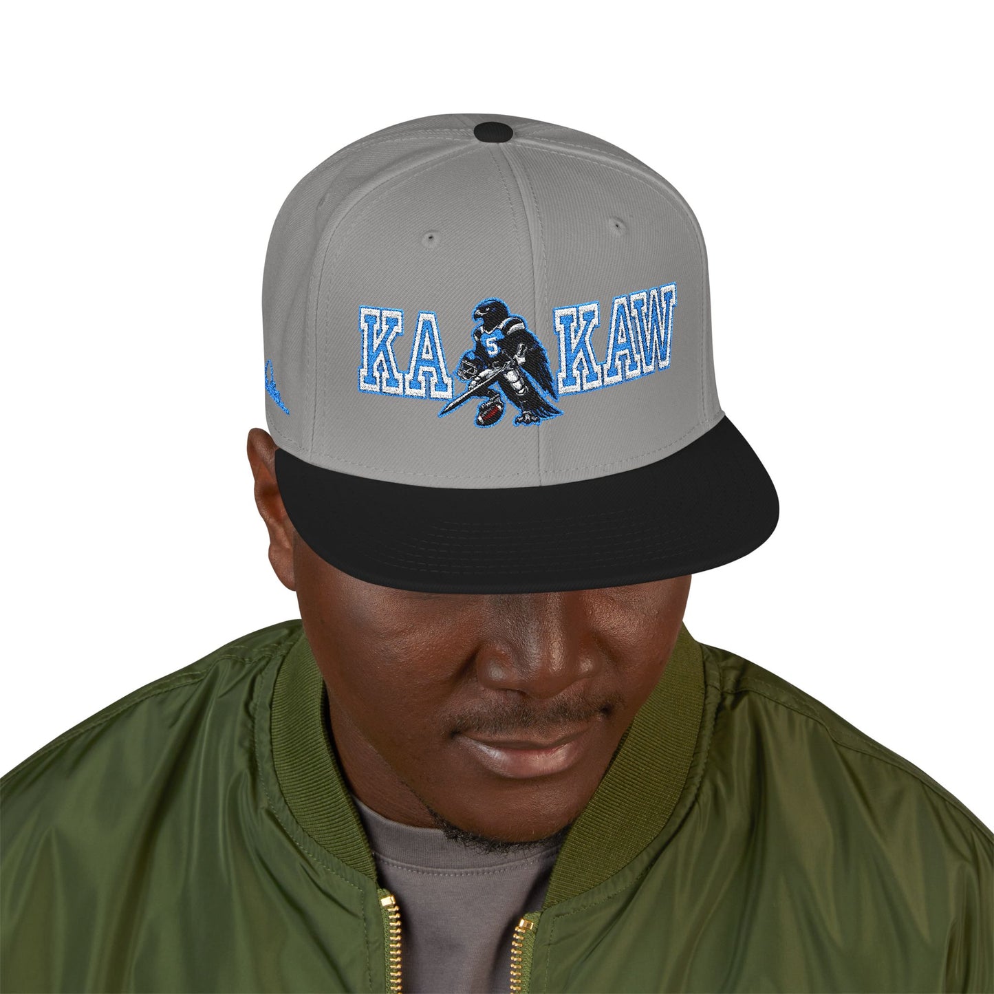 KA-KAW Embroidered Snapback Hat — St. Louis Battlehawks Ball Cap