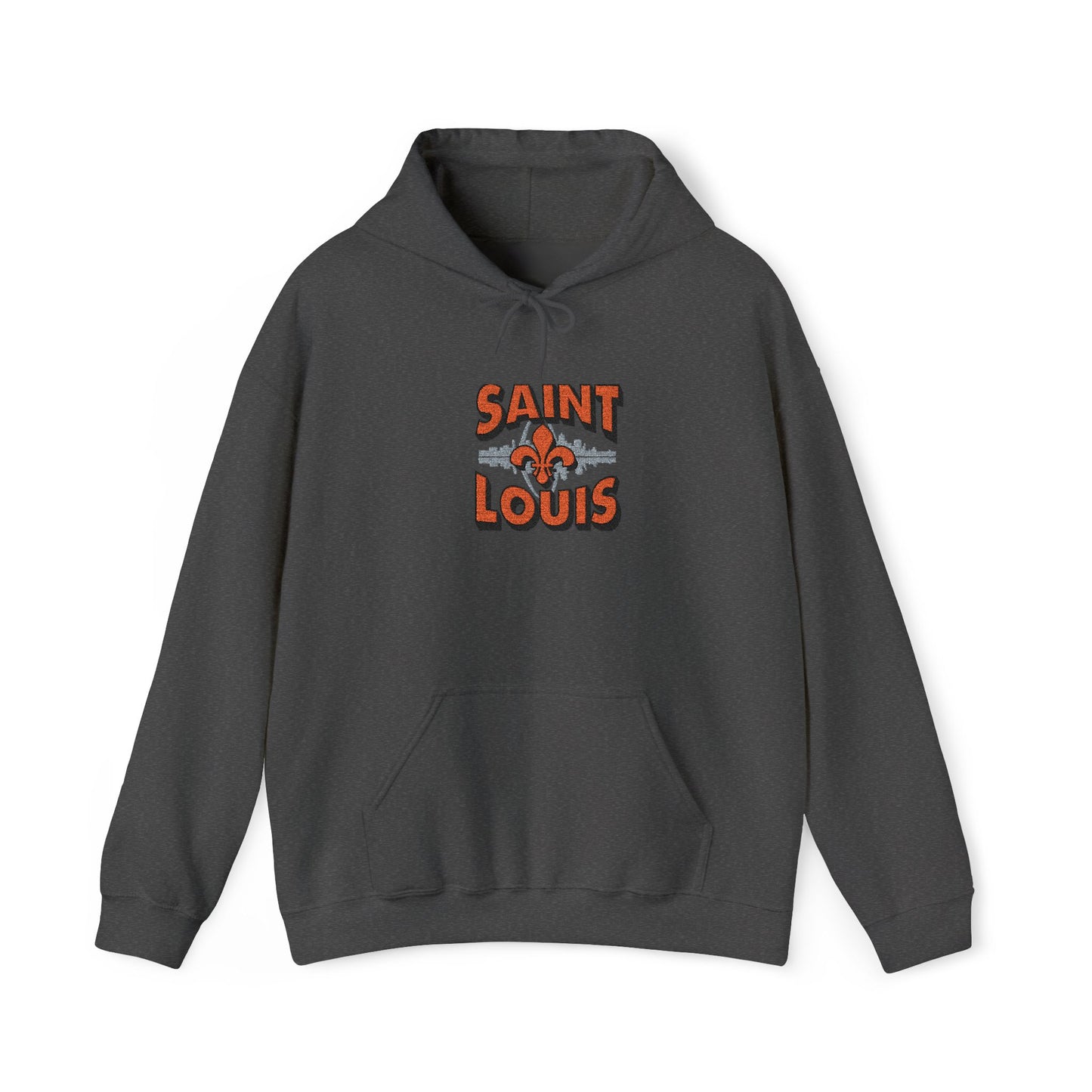 Saint Louis City Skyline Embroidered Hoodie