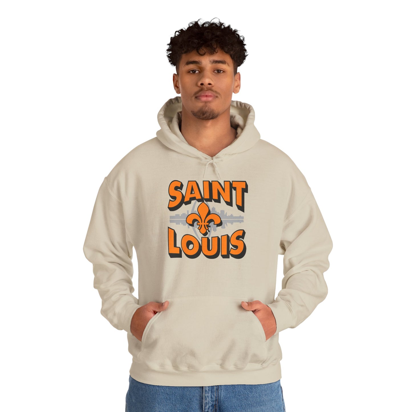 Saint Louis Graphic Hoodie — City Skyline Saint Louis Hoodie