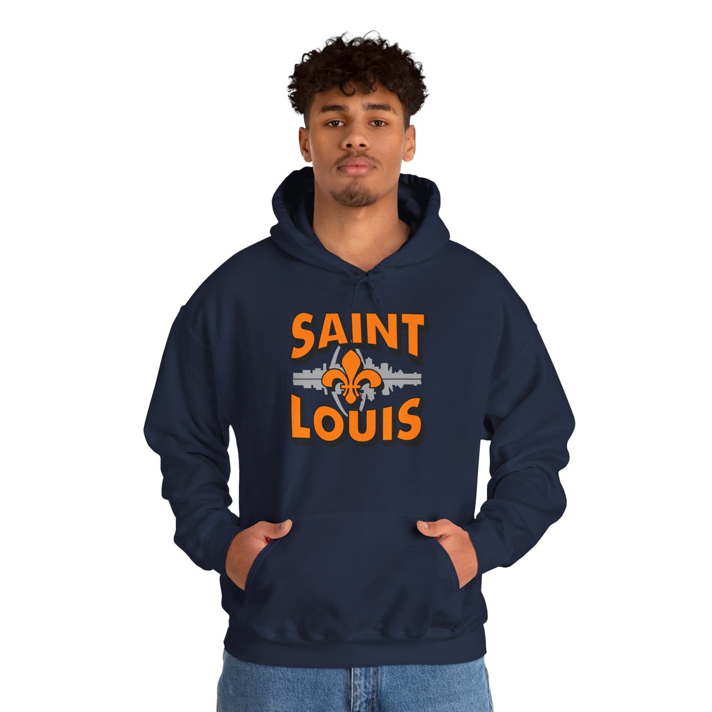 Saint Louis Graphic Hoodie — City Skyline Saint Louis Hoodie