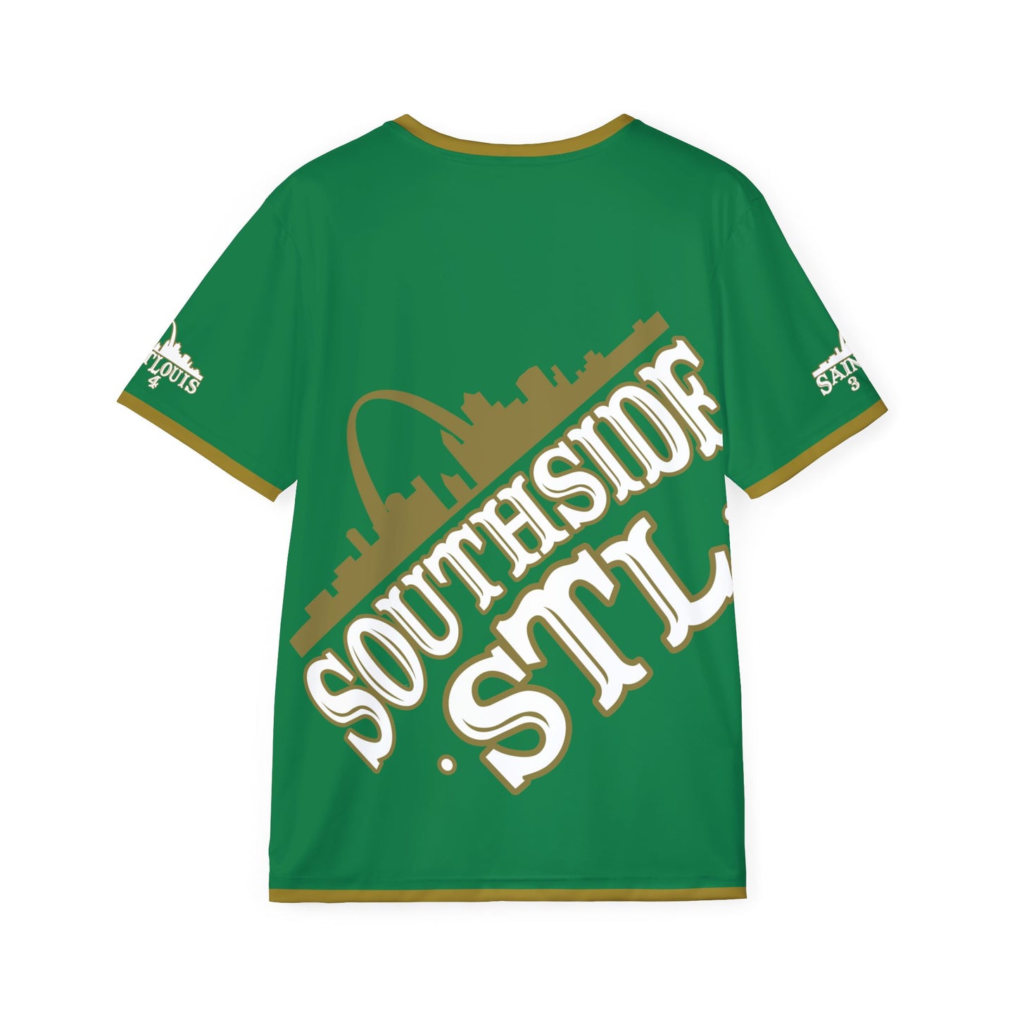Southside STL All Over Print Sport Jersey (Dark Green)– Gold Skyline Edition
