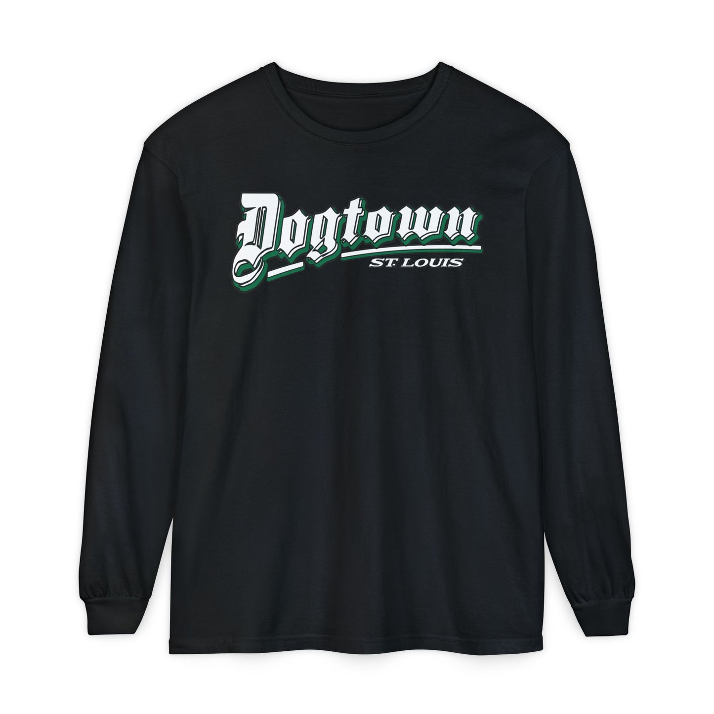 Dogtown Classic Unisex Garment-dyed Long Sleeve T-Shirt