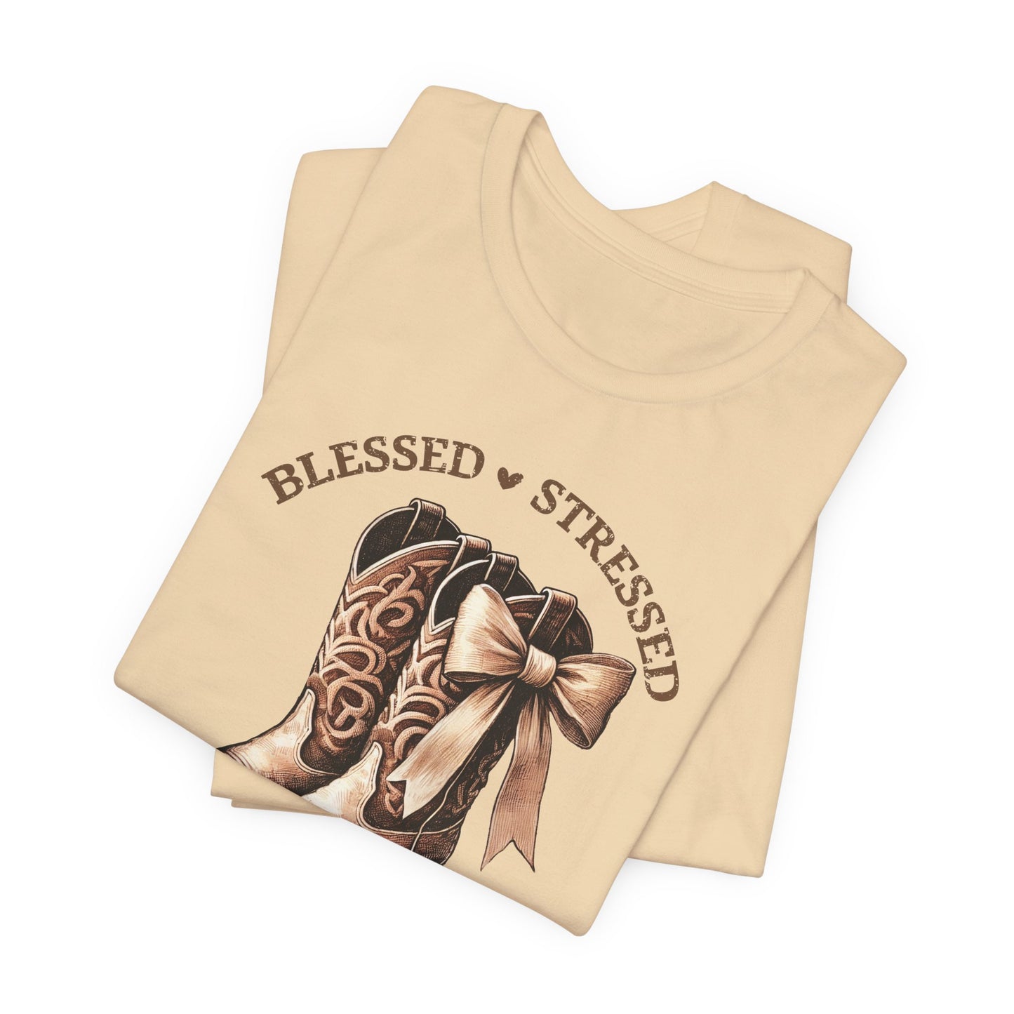 Blessed Stressed & Cowboy Obsessed Tee