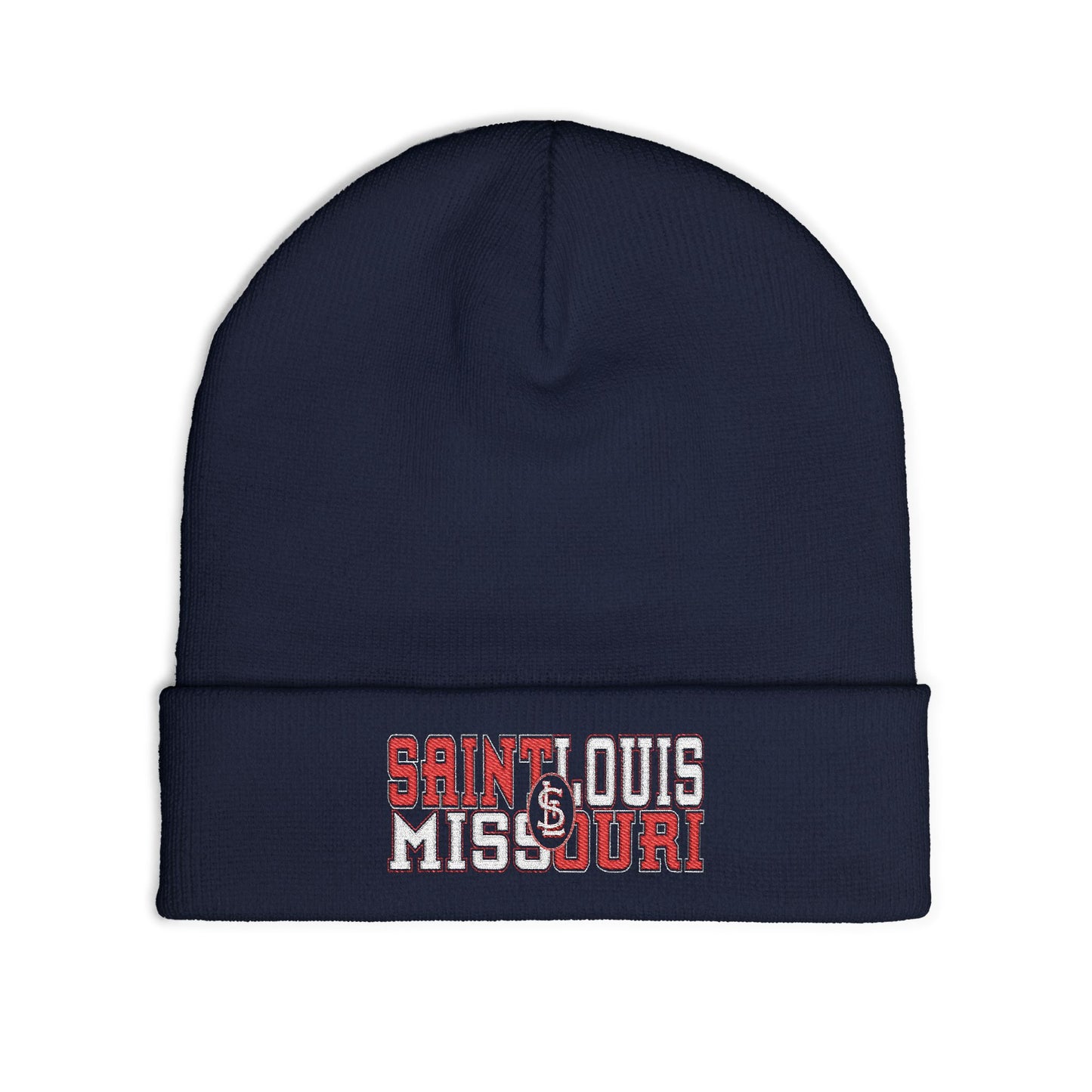 Beanie Hat - Saint Louis Missouri Split Color Design