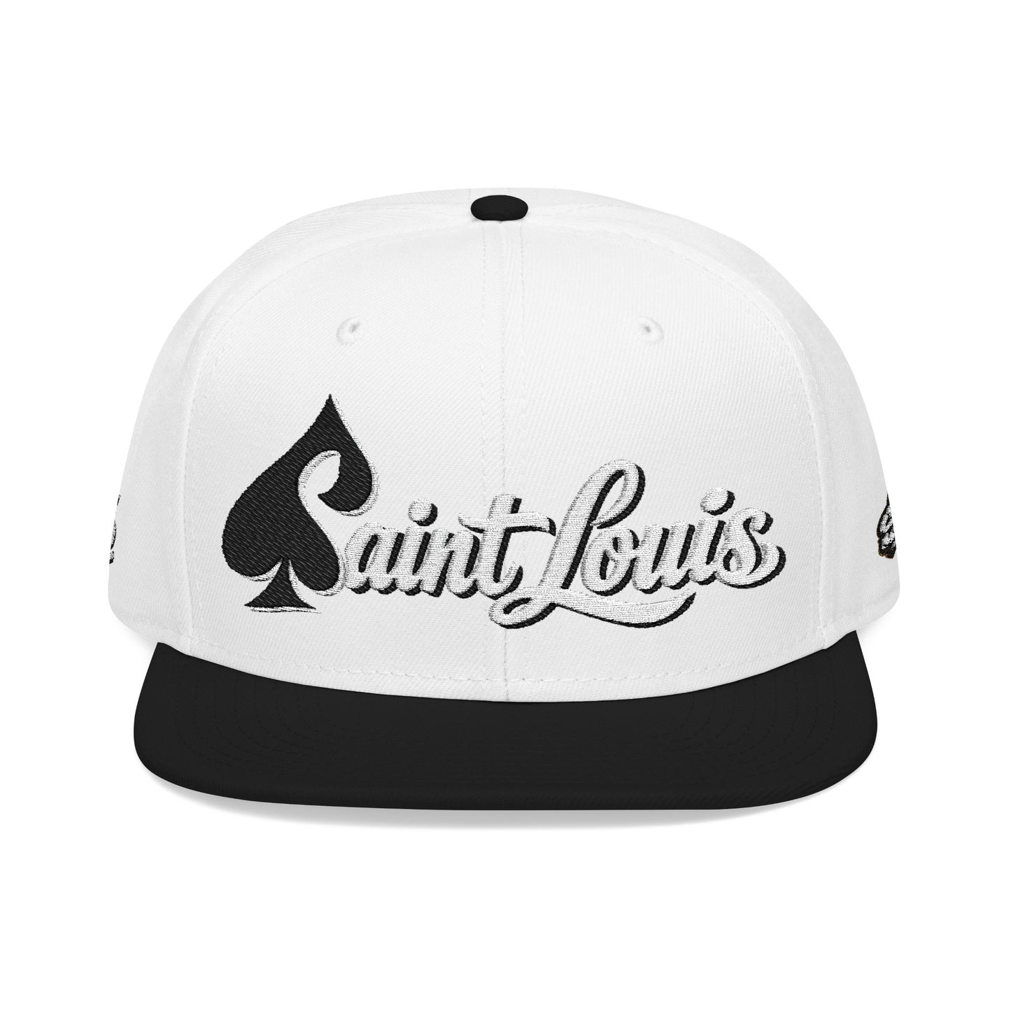 Embroidered 'Saint Louis' Snapback Hat