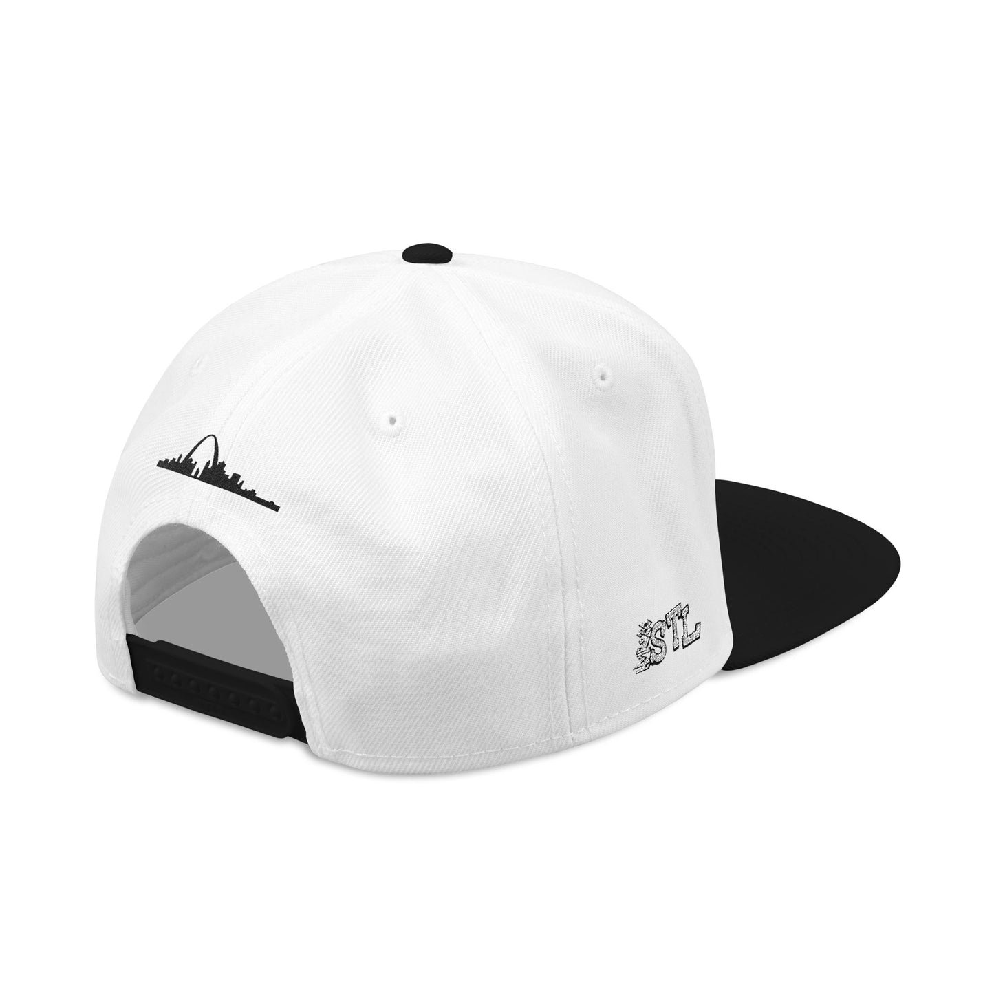 Embroidered Snapback-Full Front Saint Louis Logo Printify