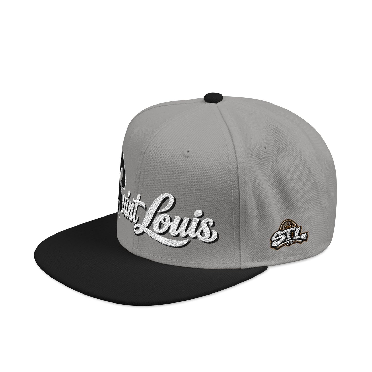 Embroidered 'Saint Louis' Snapback Hat