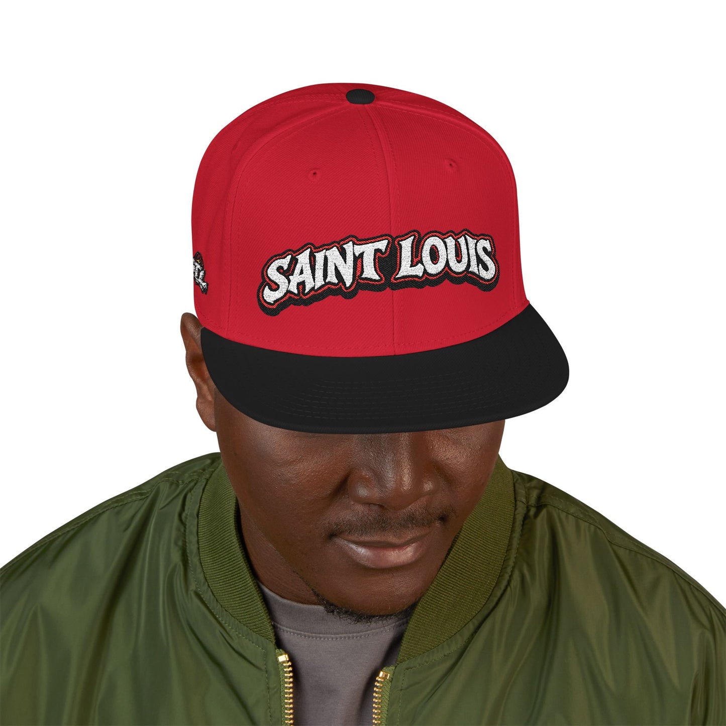 Snapback Hat — ‘St. Louis’ Embroidered Streetwear Cap