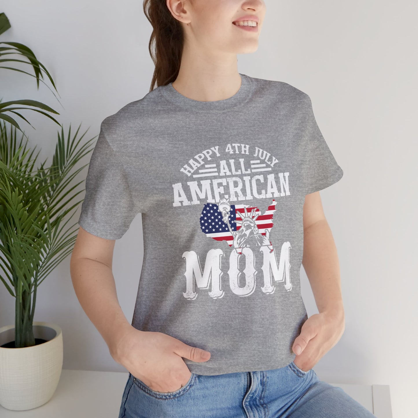 All American Mom 4th of July Tee