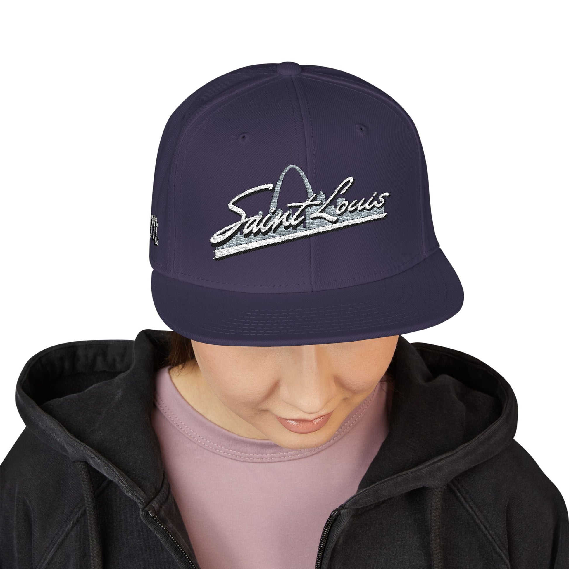 Snapback (Embroidery)-Saint Louis Logo Printify