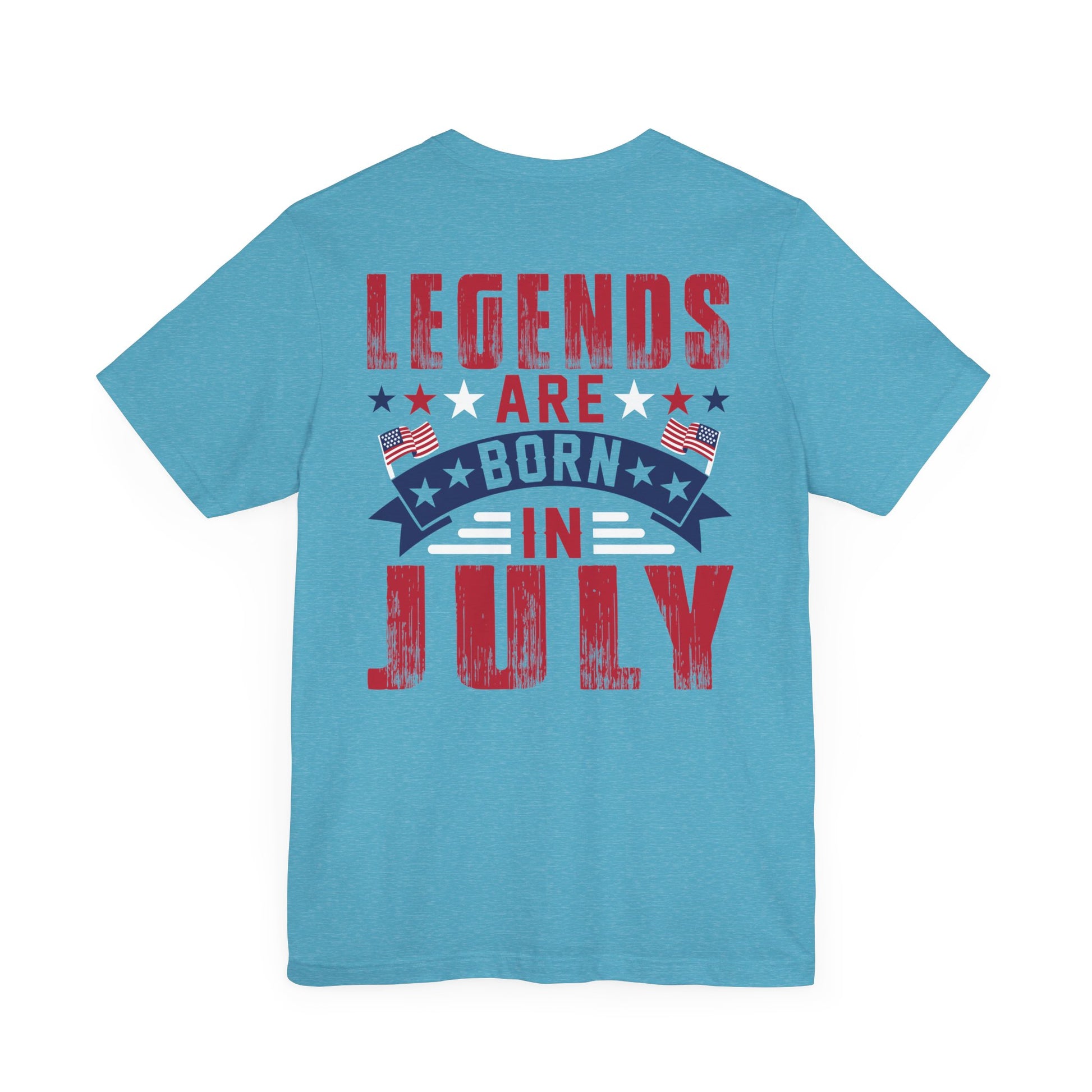 Legends Are Born in July Unisex Jersey Short Sleeve Tee Printify