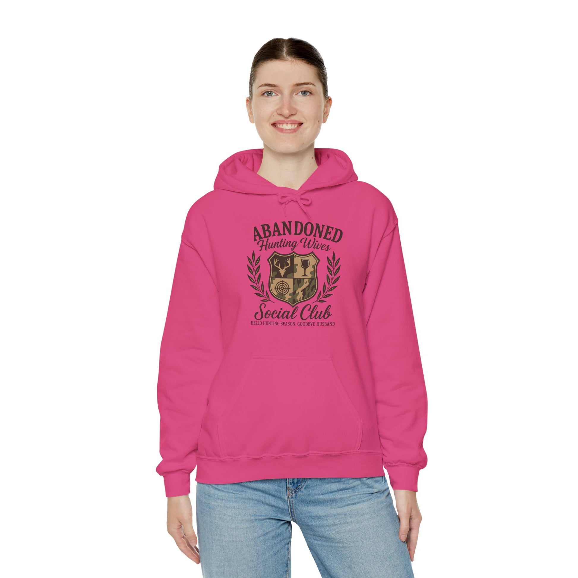 Abandoned Hunters Wives Social Club Hoodie Printify