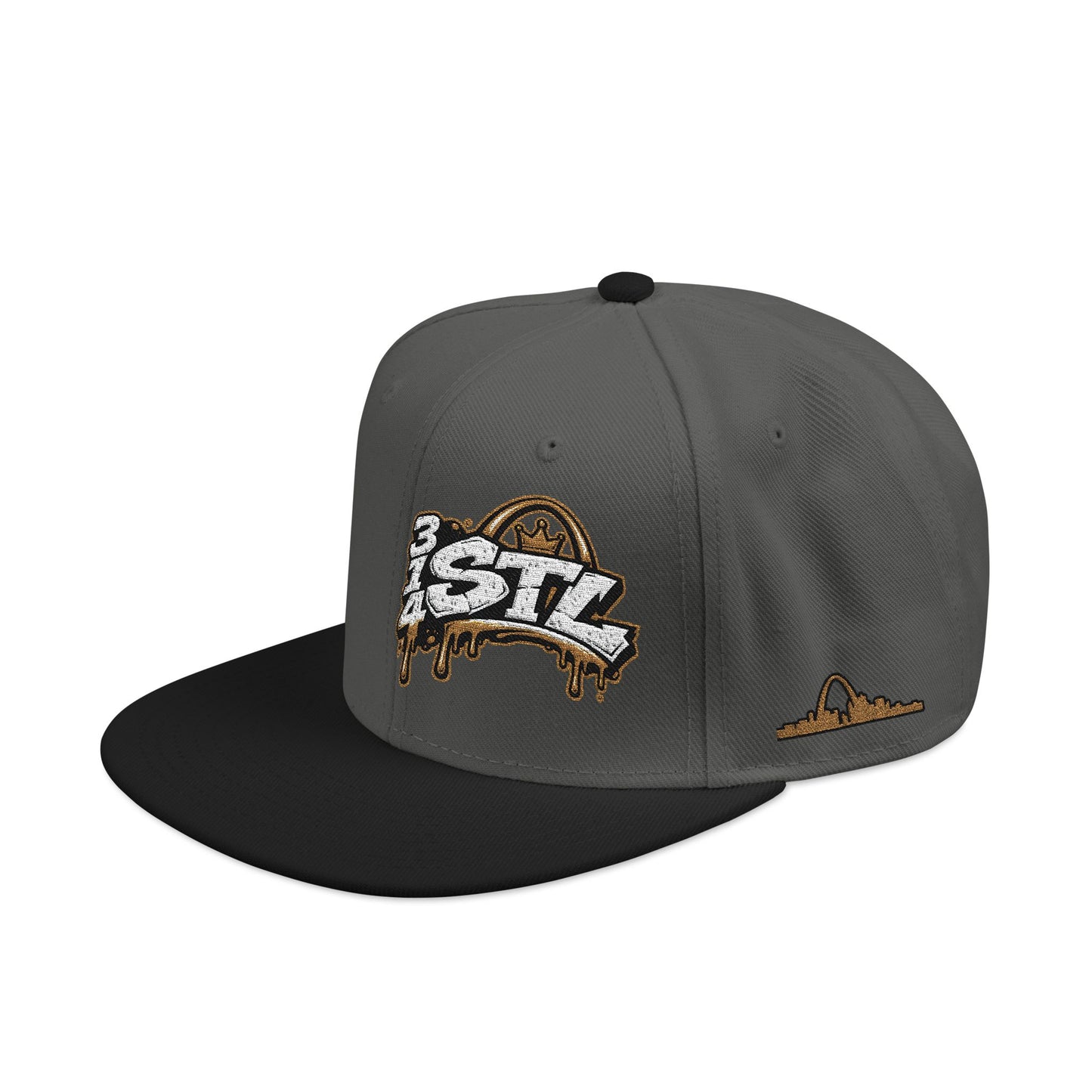Snapback Hat — STL Drip Embroidered Baseball Cap
